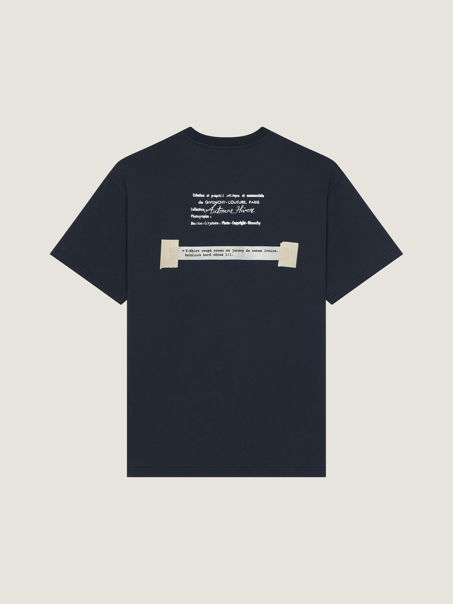 コットン アーカイブプリント Tシャツ - ナイトブルー BM71NK3YUE-403 