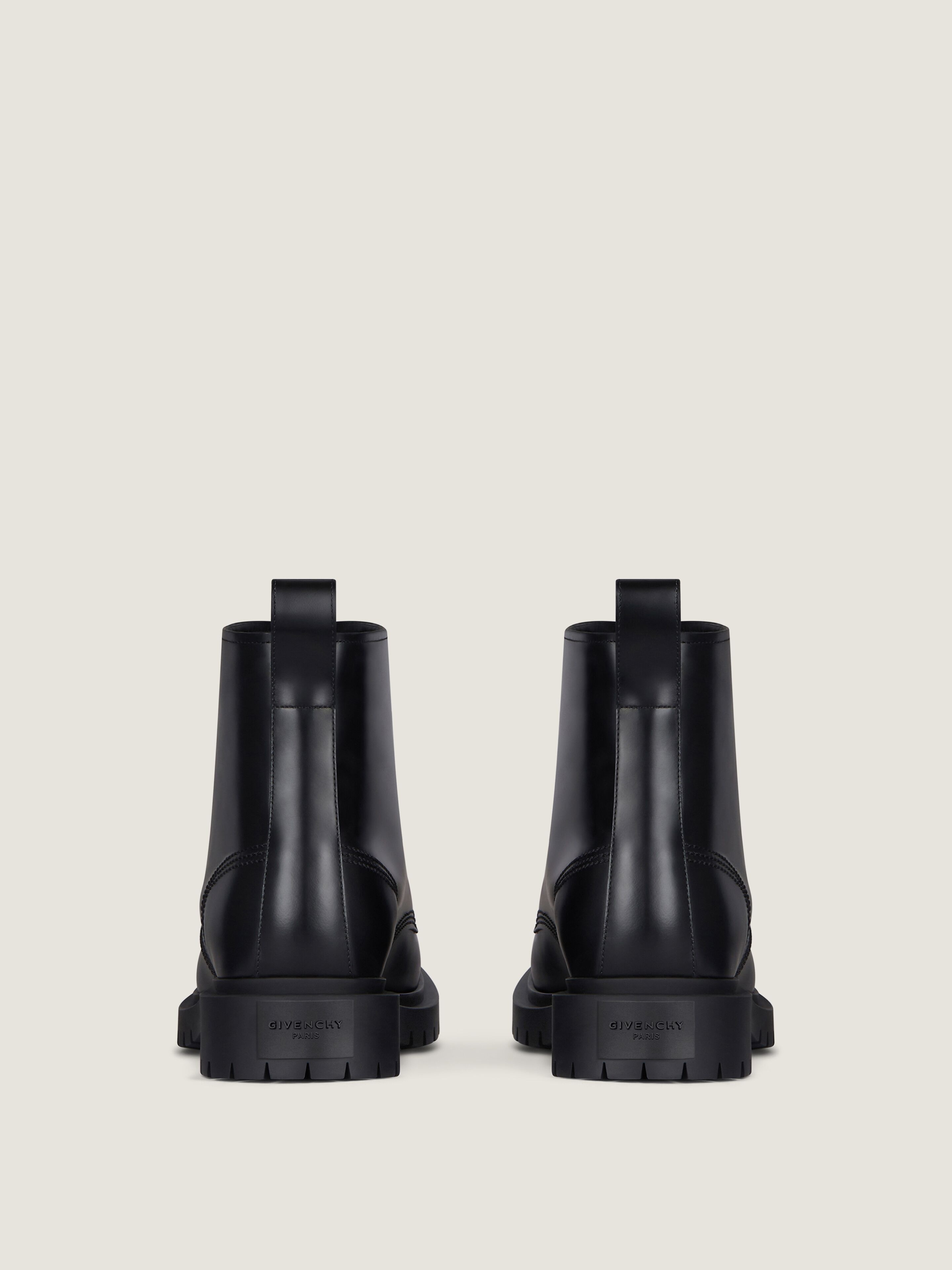 ジバンシー★スタッズ付き★ブラックレースアップブーティ レースアップブーツ - ブラック - ハイブランド | GIVENCHY JP