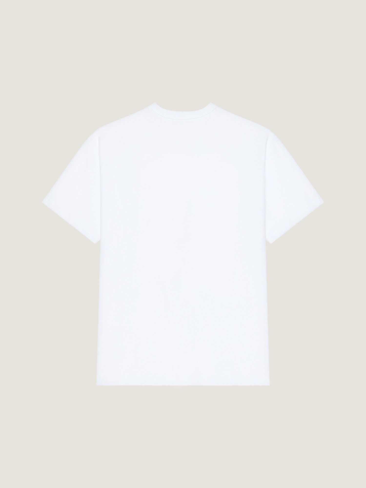 T-shirt in cotton with surrealism print in - white - BM71NK3YST 