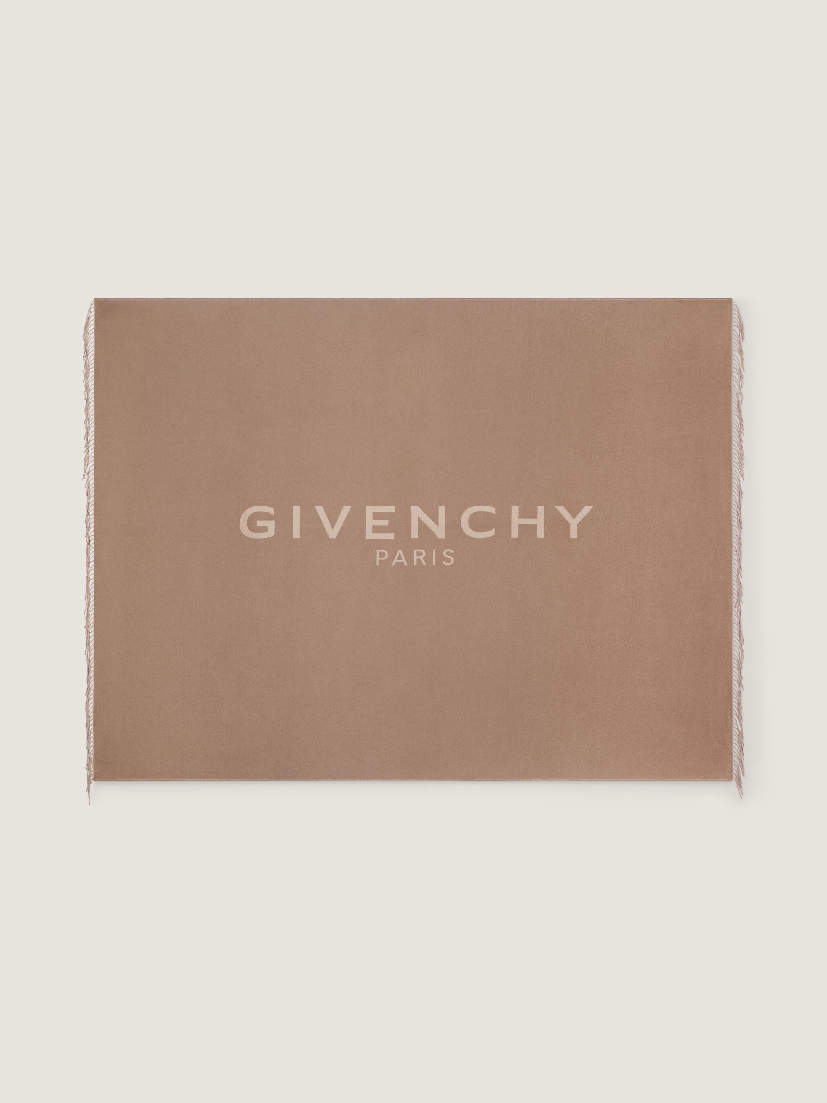 GIVENCHY Paris blanket in wool in - beige camel - BGZ059G00Z-280