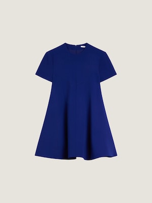Mini robe en crêpe cady
