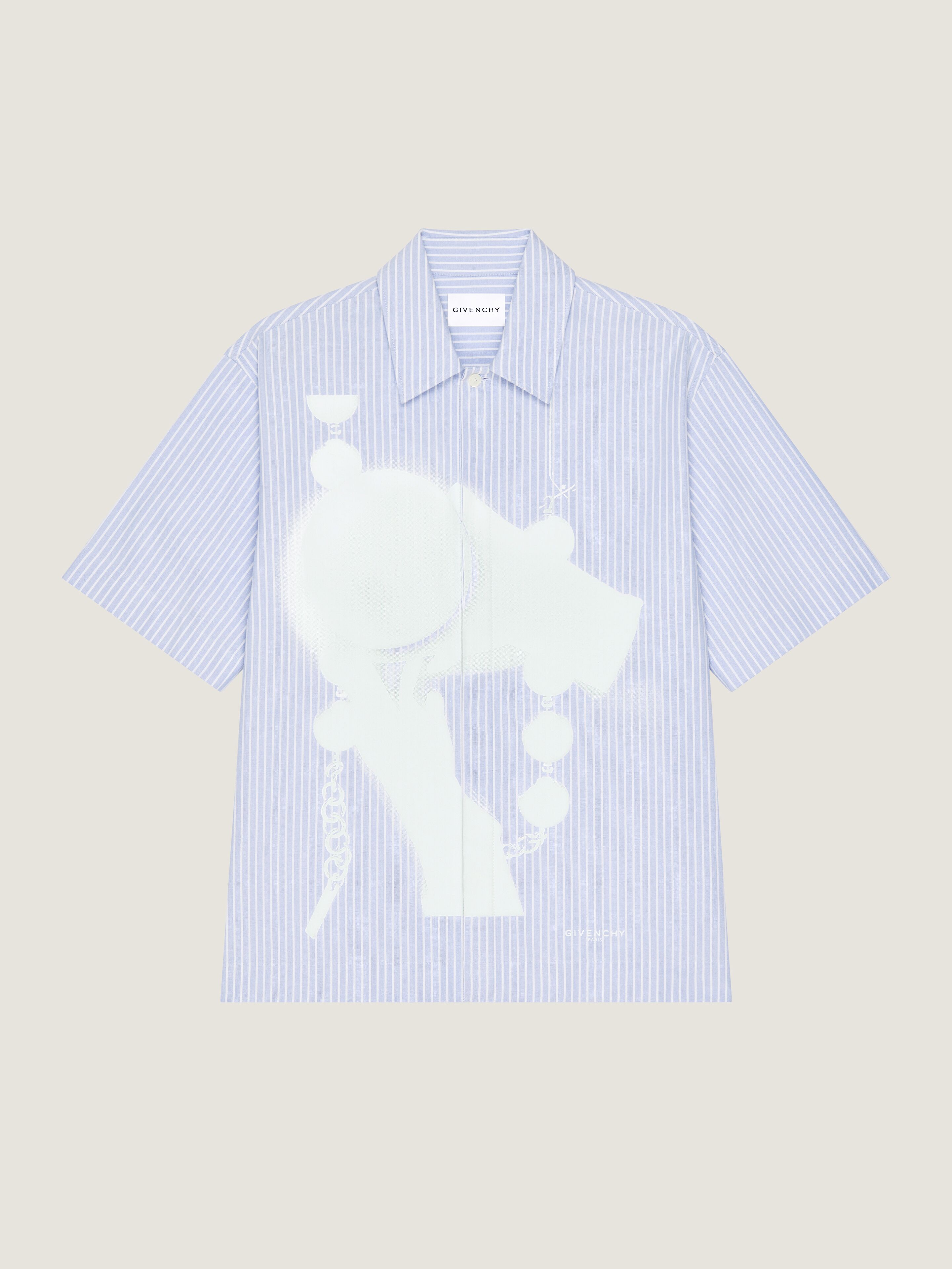 シュルレアリスム プリント コットン ストライプシャツ | Givenchy JP