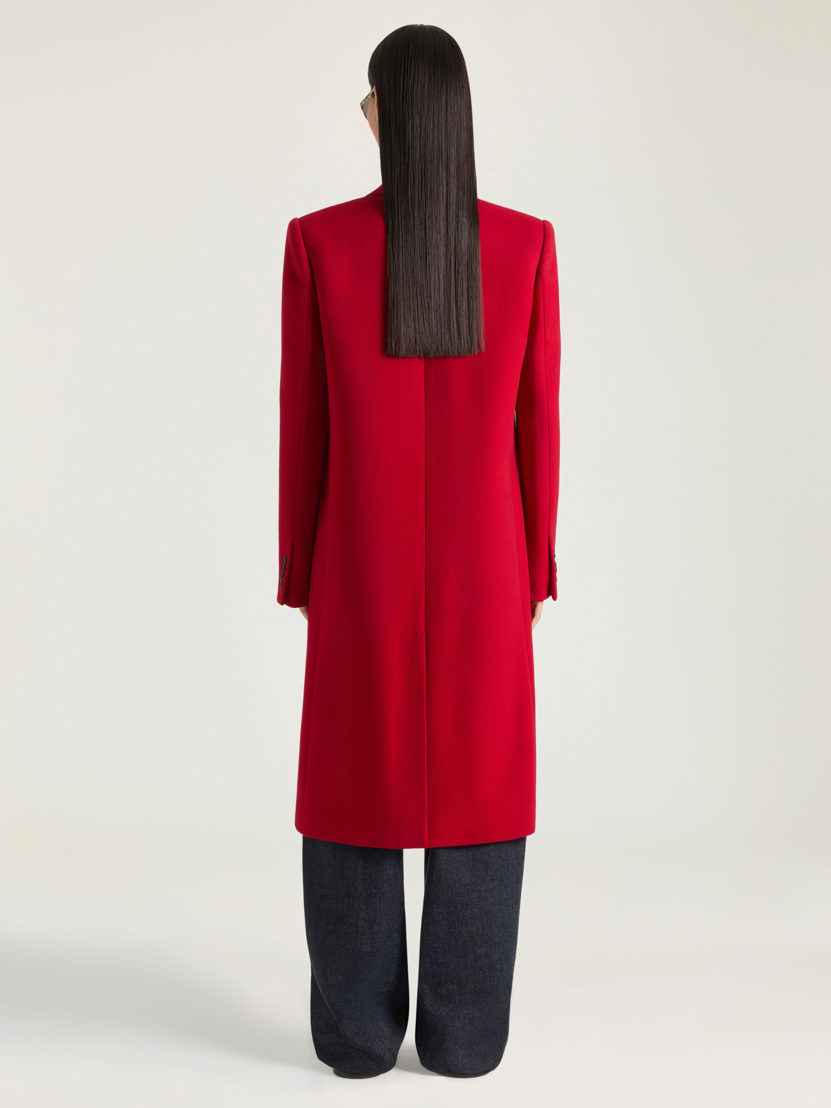 Coat in wool in - dark red - BWC0DZ1629-601 | Givenchy DE
