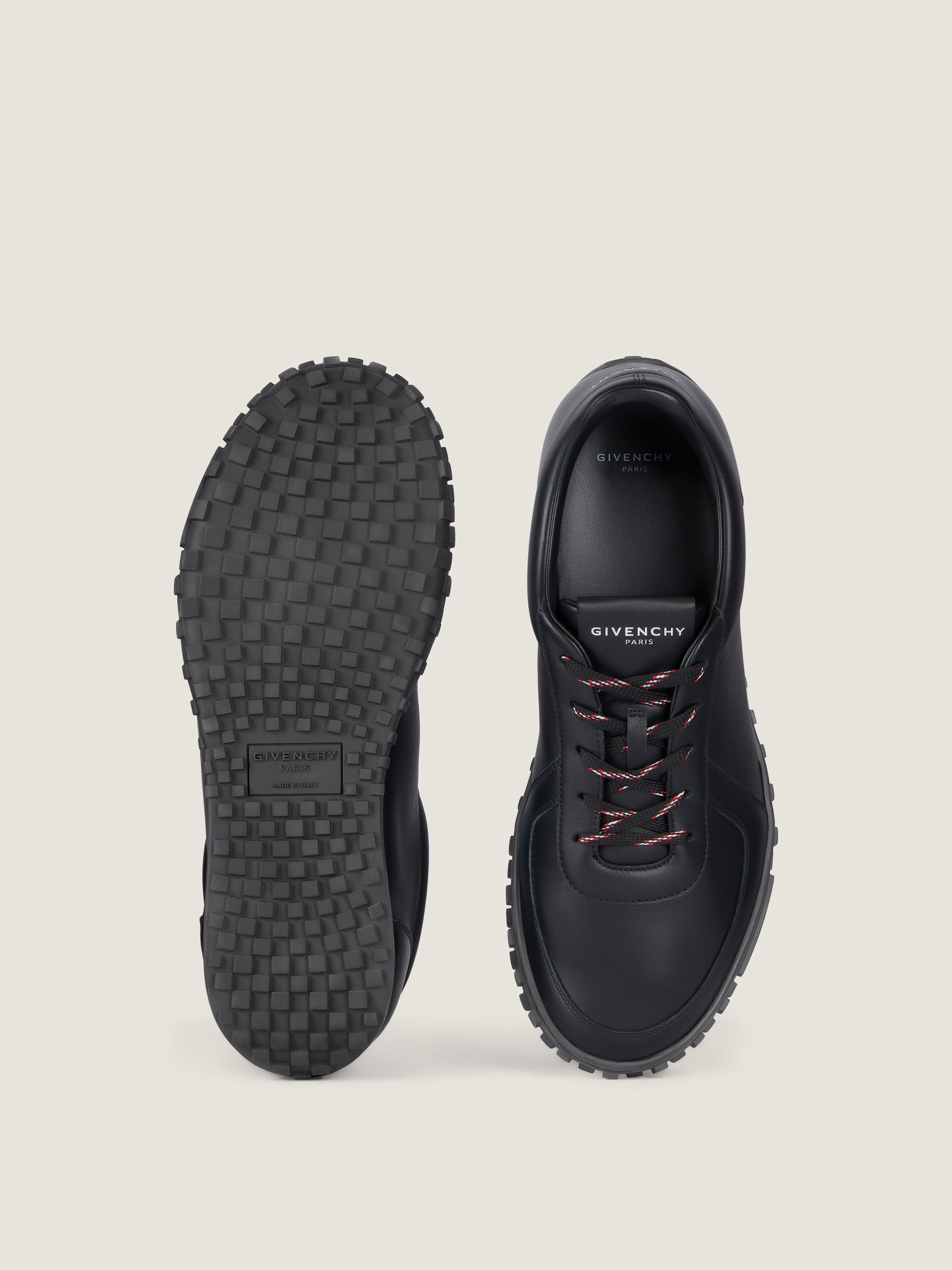Glide sneakers in leather in - black - BH00B4H1X1-001 | Givenchy US