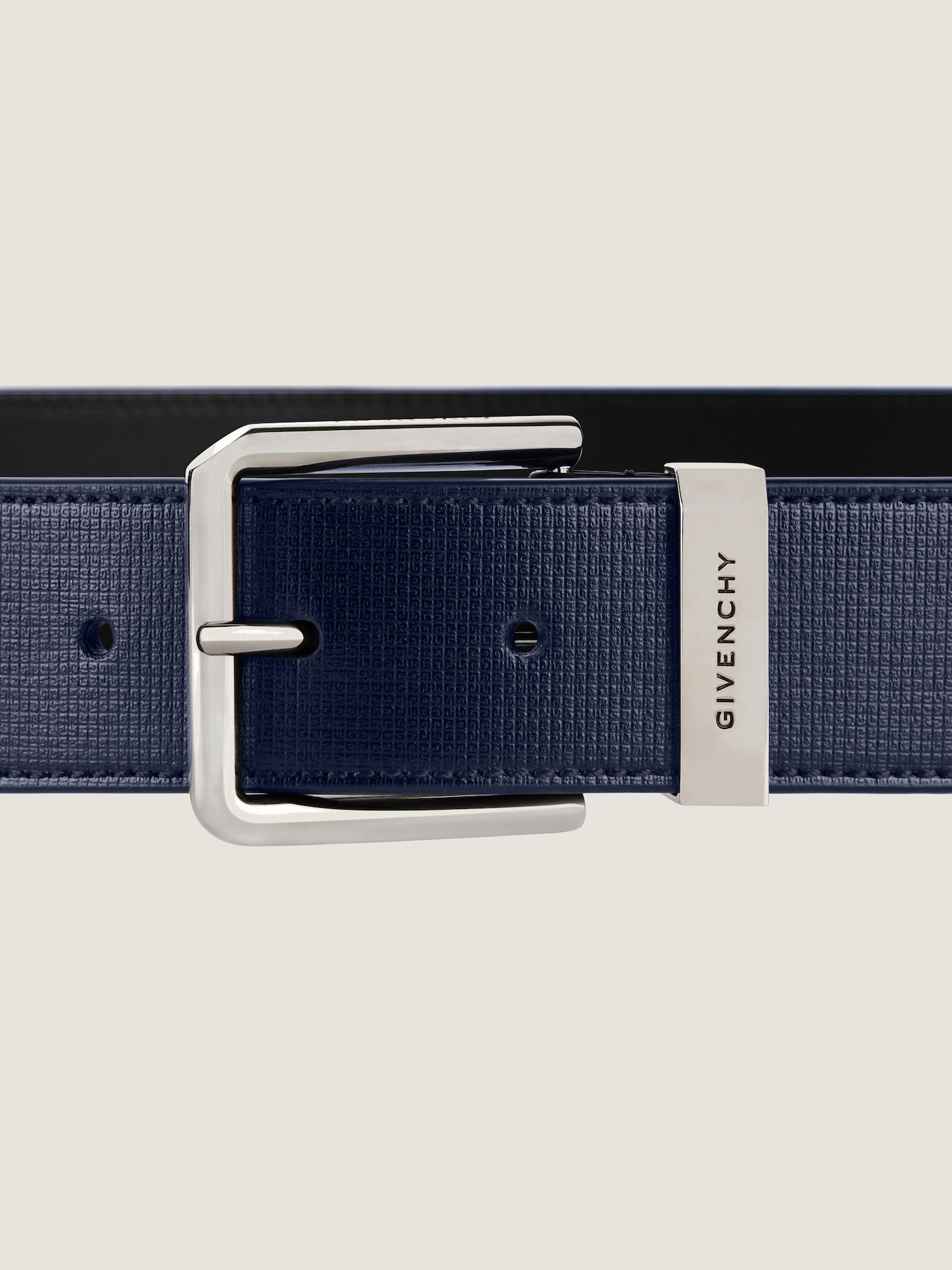 Givenchy Leather Belt — Size L Voyou belt in shiny leather - black in - black - BB408HB2AE  main image 2