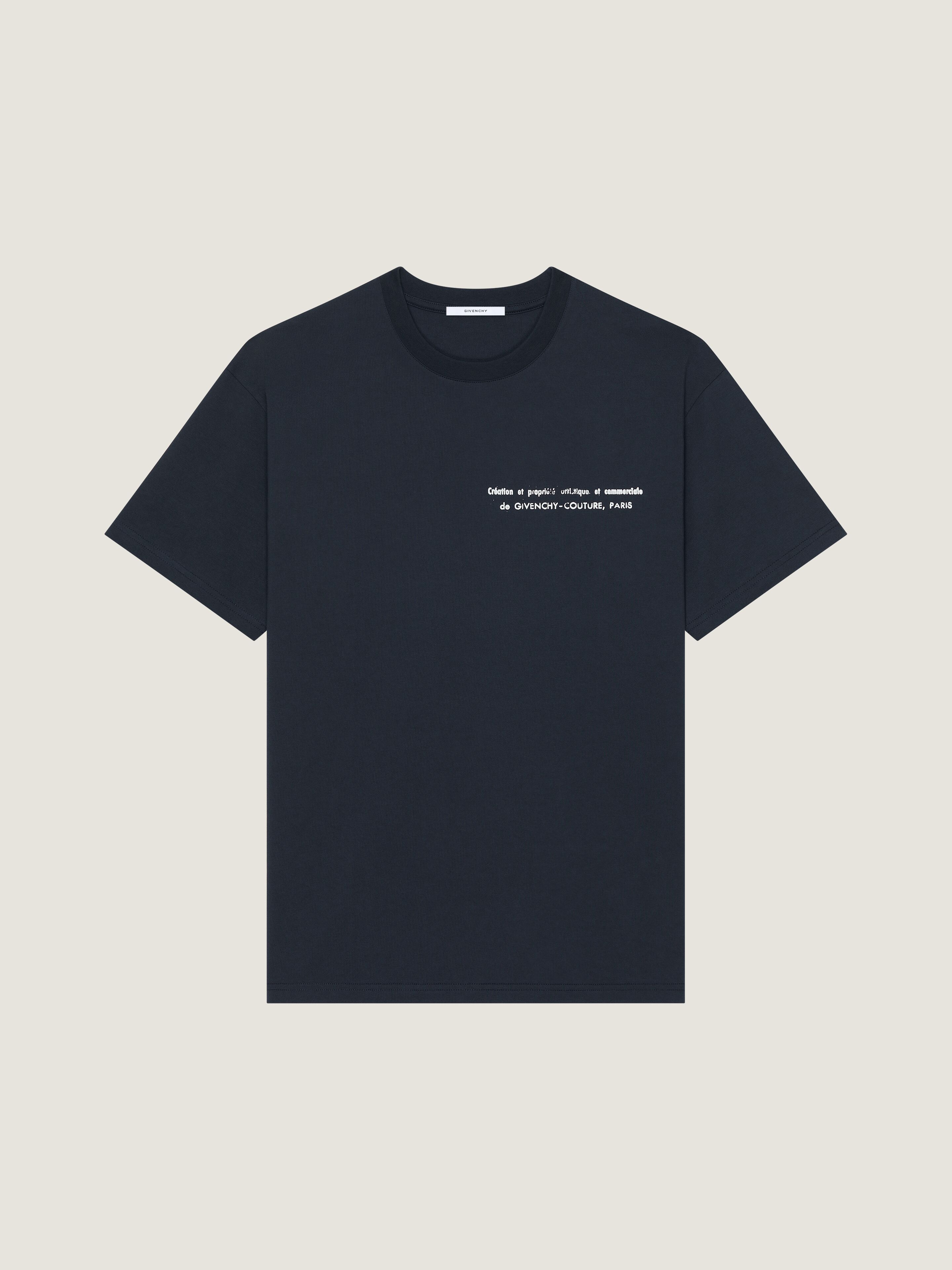 T-shirt in cotton with Archives print | Givenchy US | Givenchy