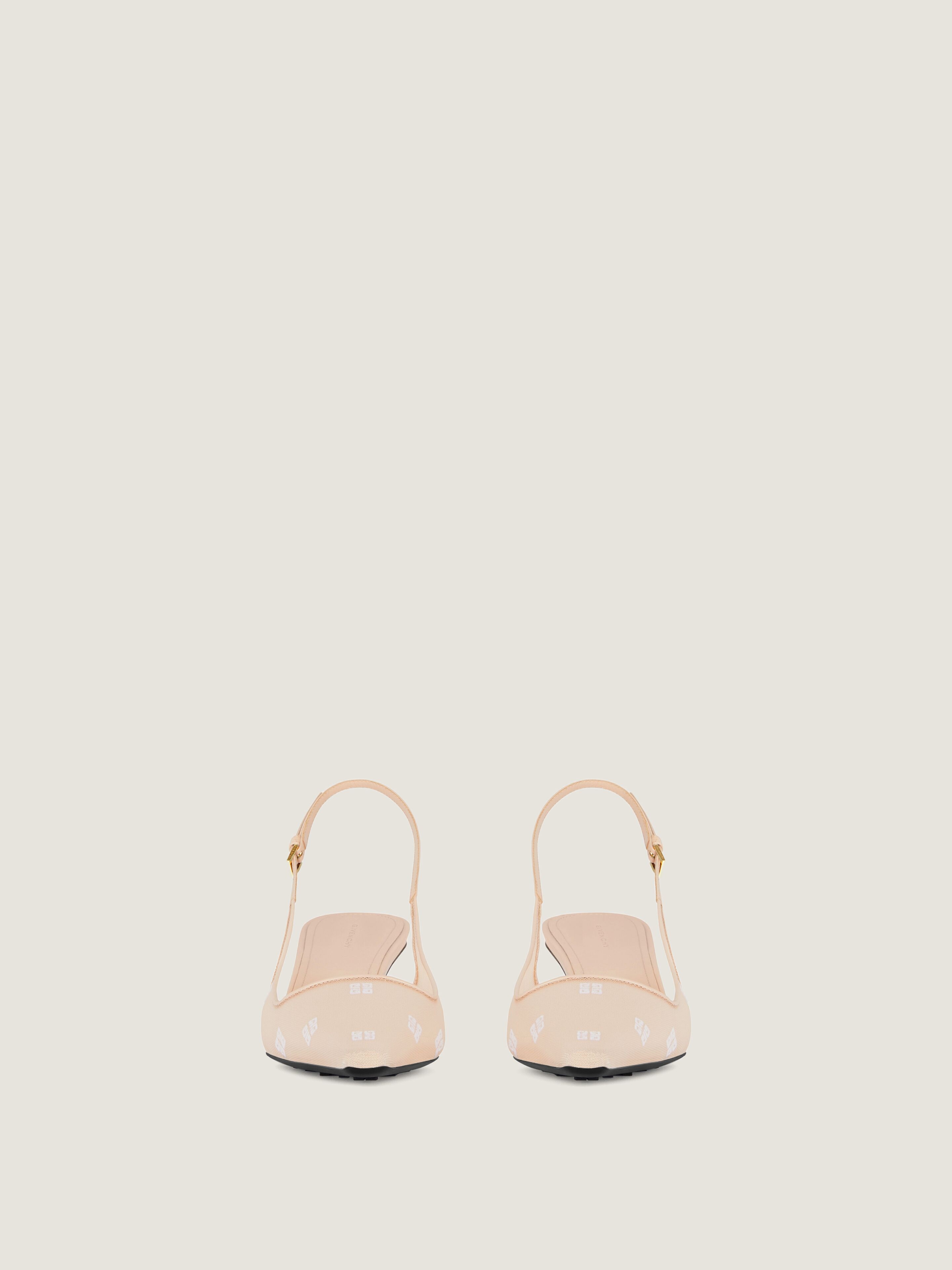 GIVENCHY Gキュフスリンクハックハンフス BE402LE2BM 667 G Cube slingbacks in 4G mesh | Givenchy CA | Givenchy