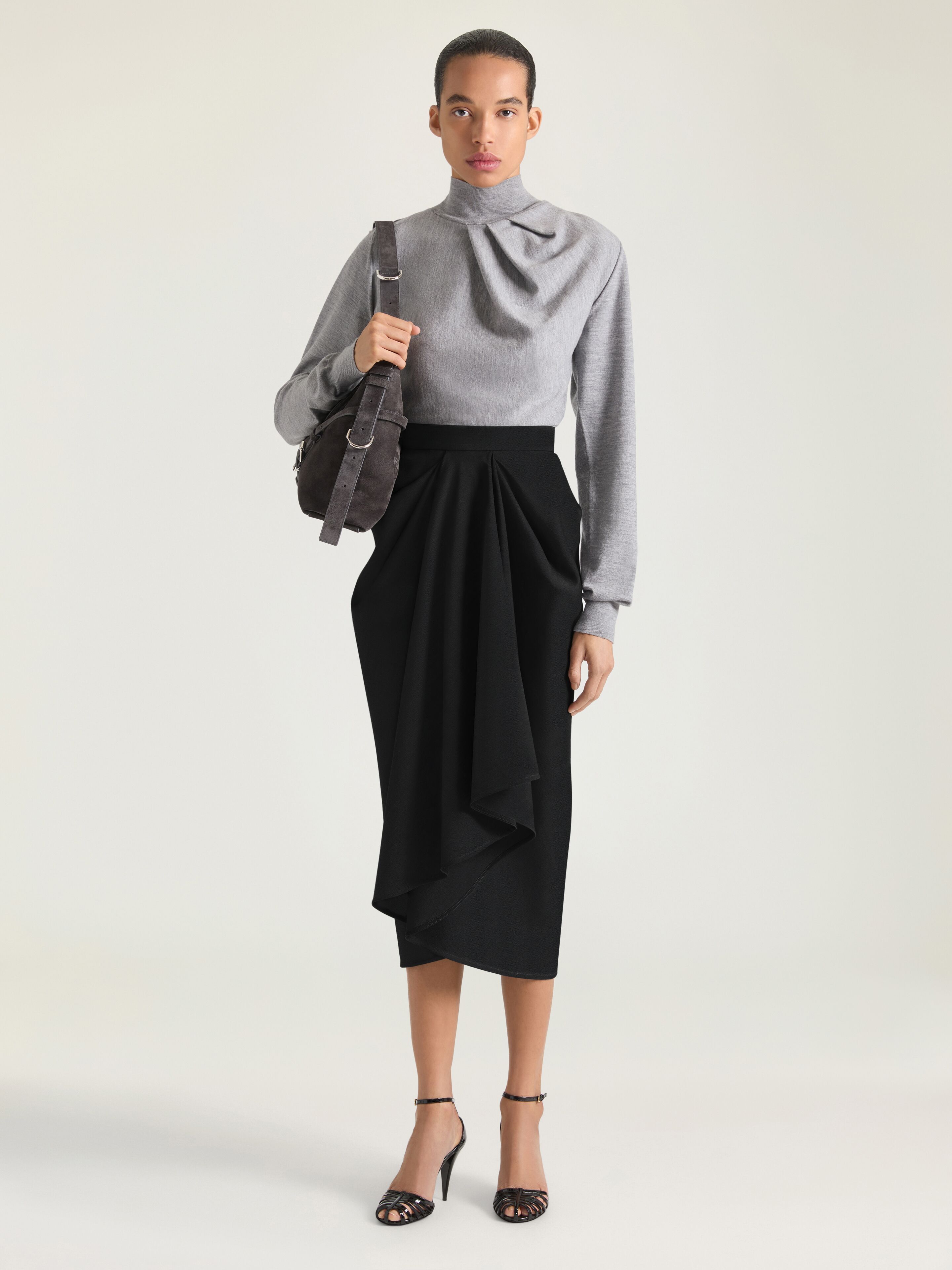 Medium Voyou bag suede in - dark grey - BB5131B2D6-021 | Givenchy US