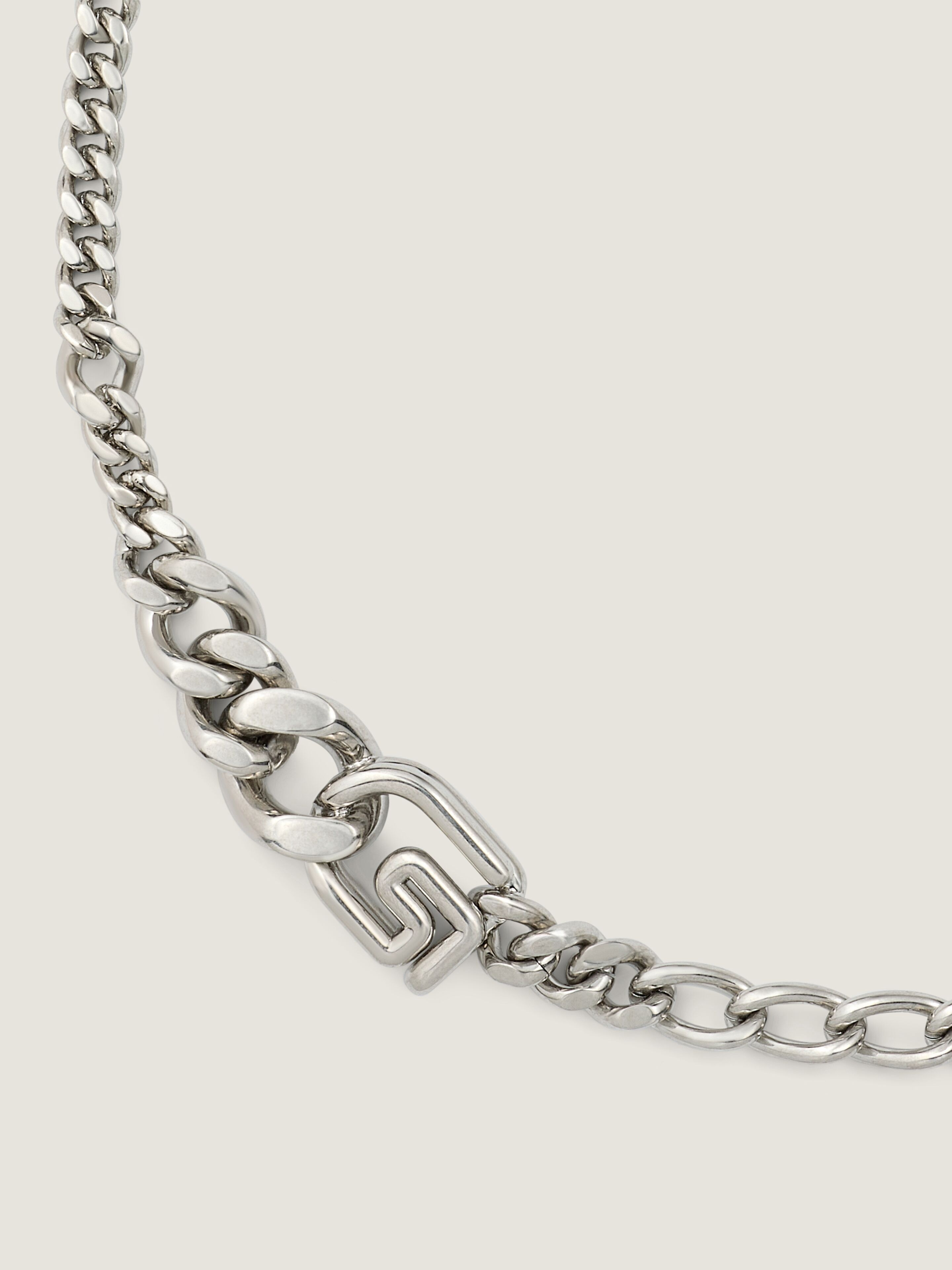 G Line necklace in metal in - antic silvery - BN00FYF003-723