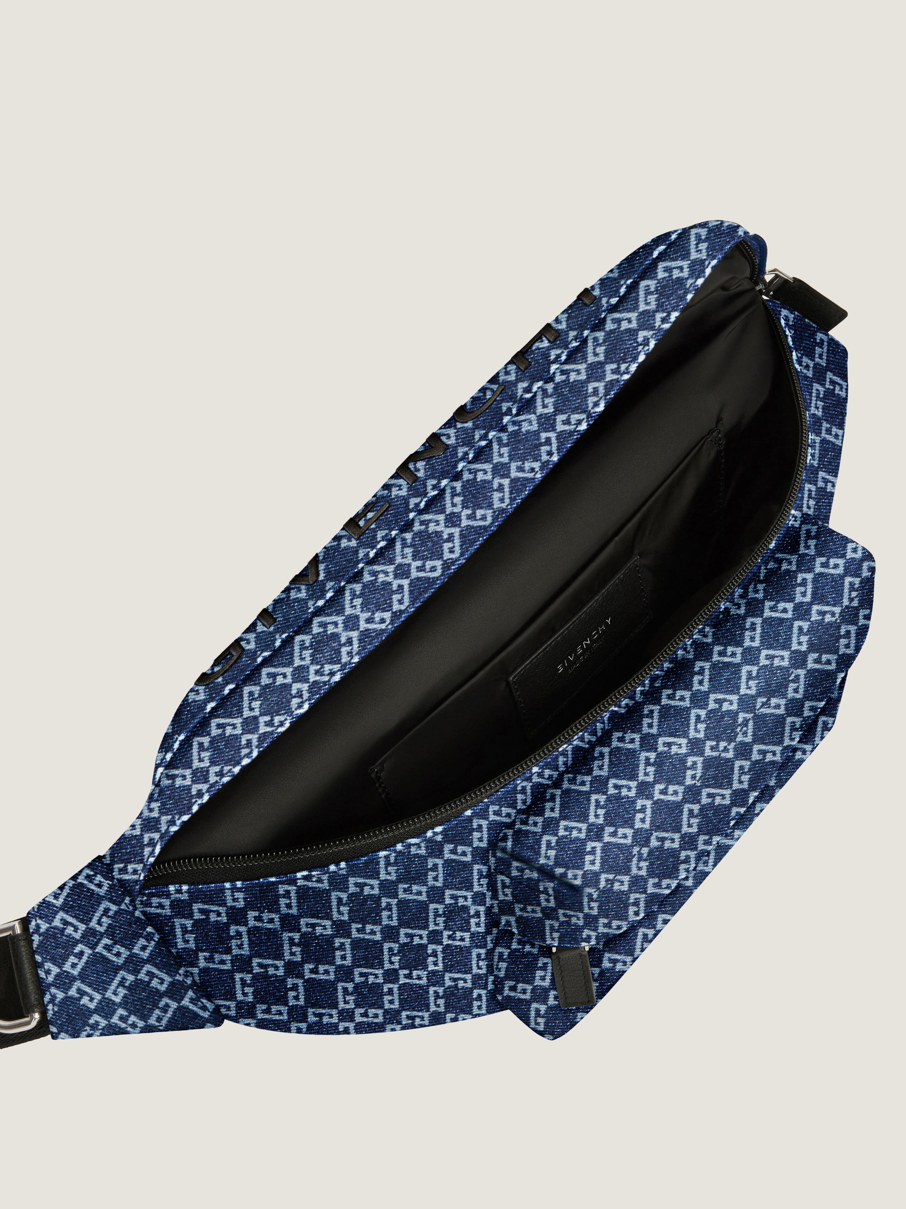 Essential U bumbag in monogram 72 denim | Givenchy CA | Givenchy