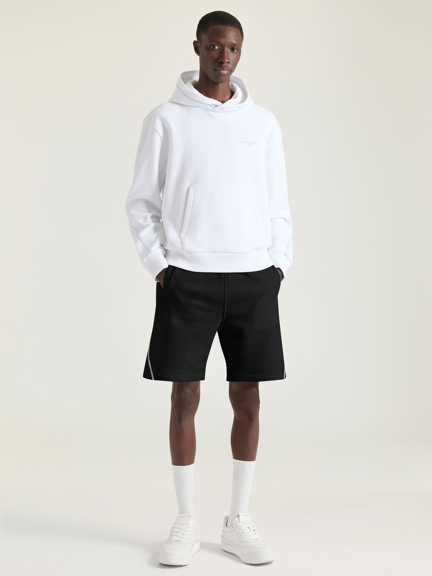 GIVENCHY クチュールシーム フリース バミューダ ショーツ