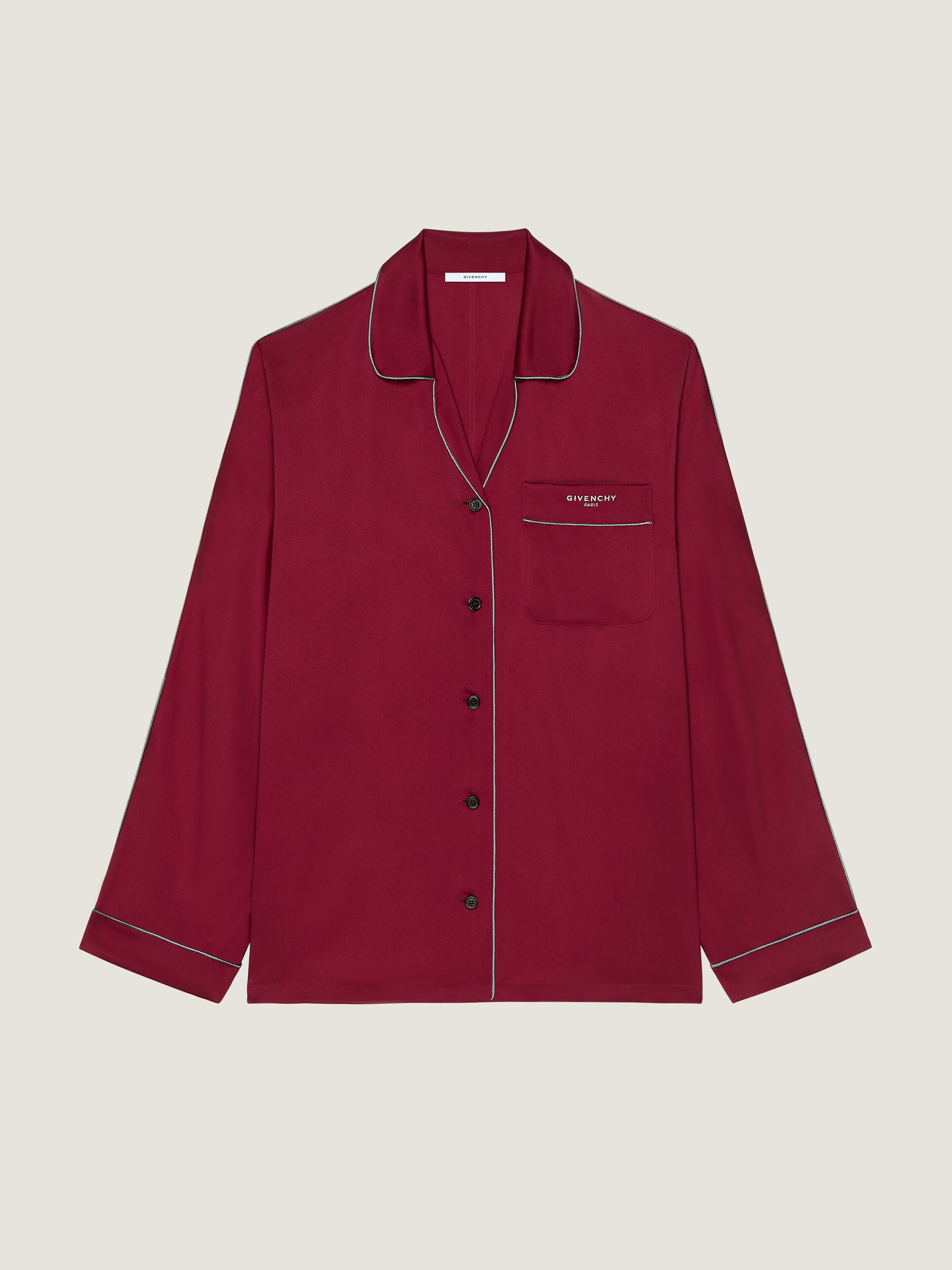 Givenchy Chemise De Pyjama En Soie In Multi