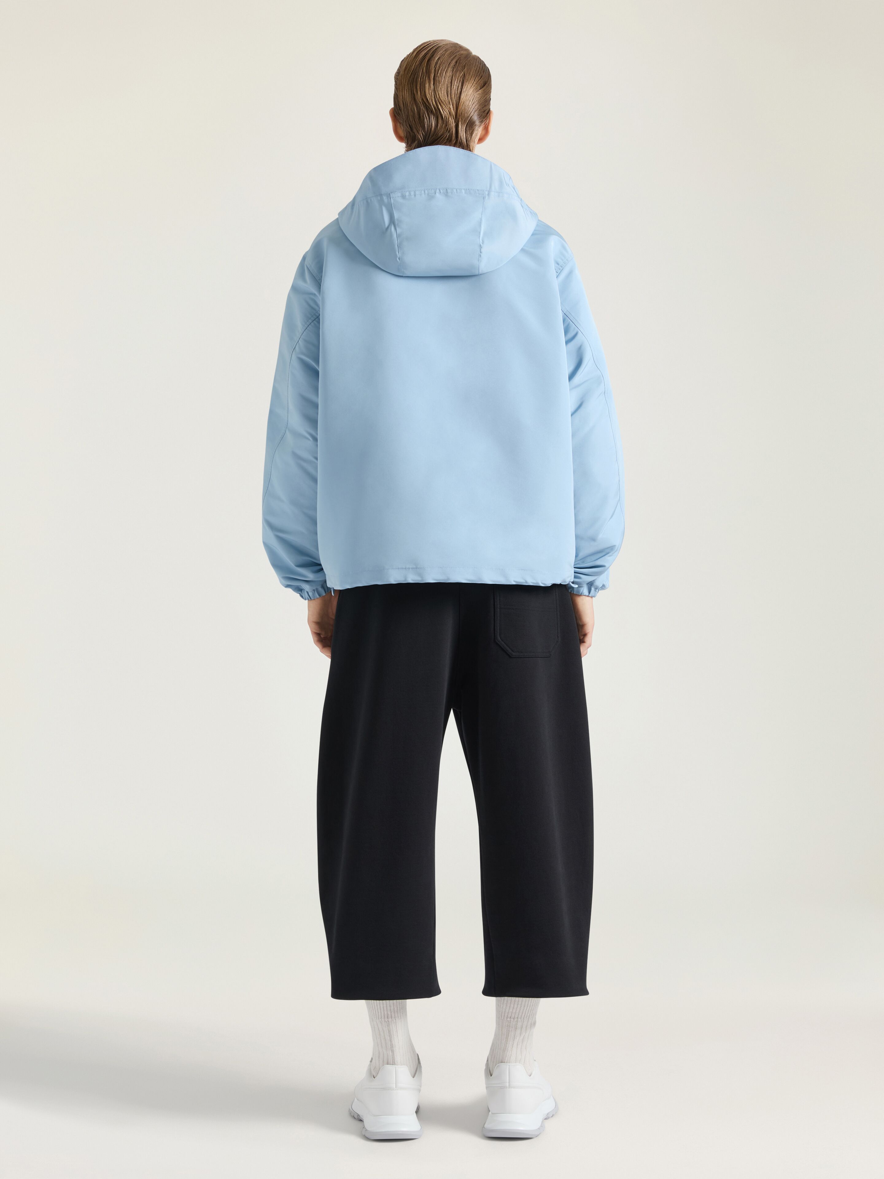 Windbreaker in polyfaille with GIVENCHY Stamp embroidery in - pale