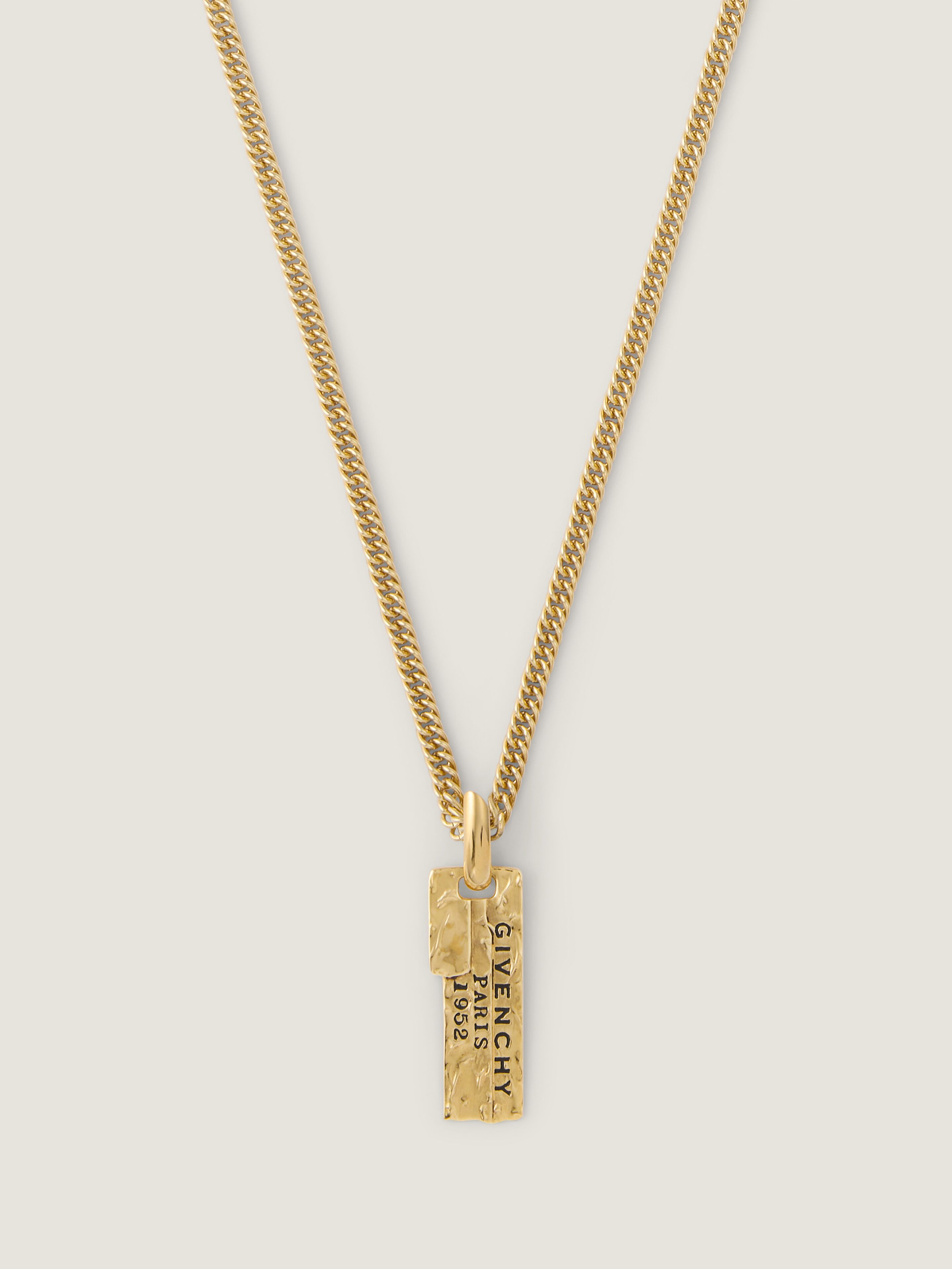 Givenchyテープ ネックレス - アンティークゴールド BF00SJF003-966