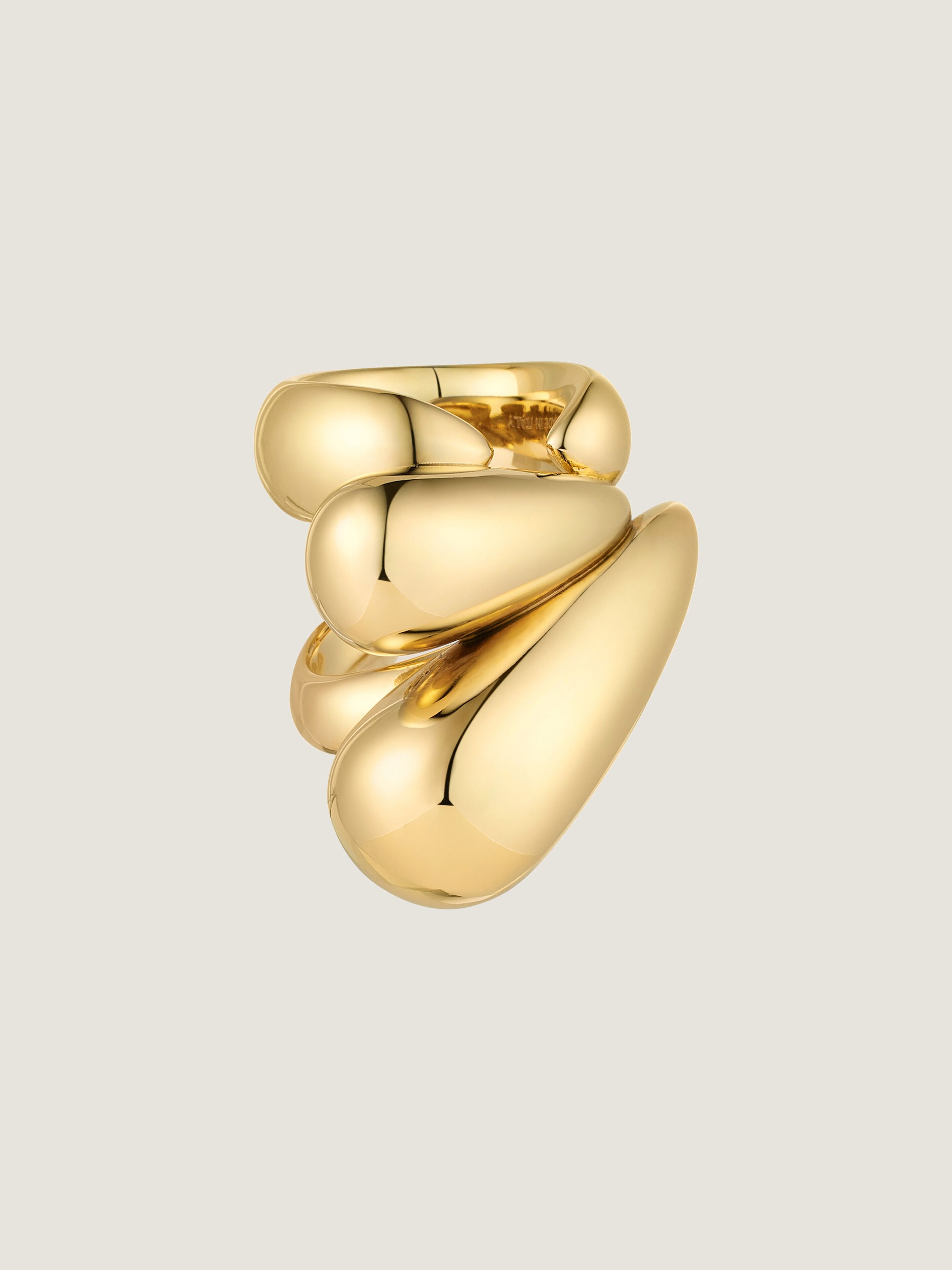 Feline ring in metal in - golden yellow | Givenchy US