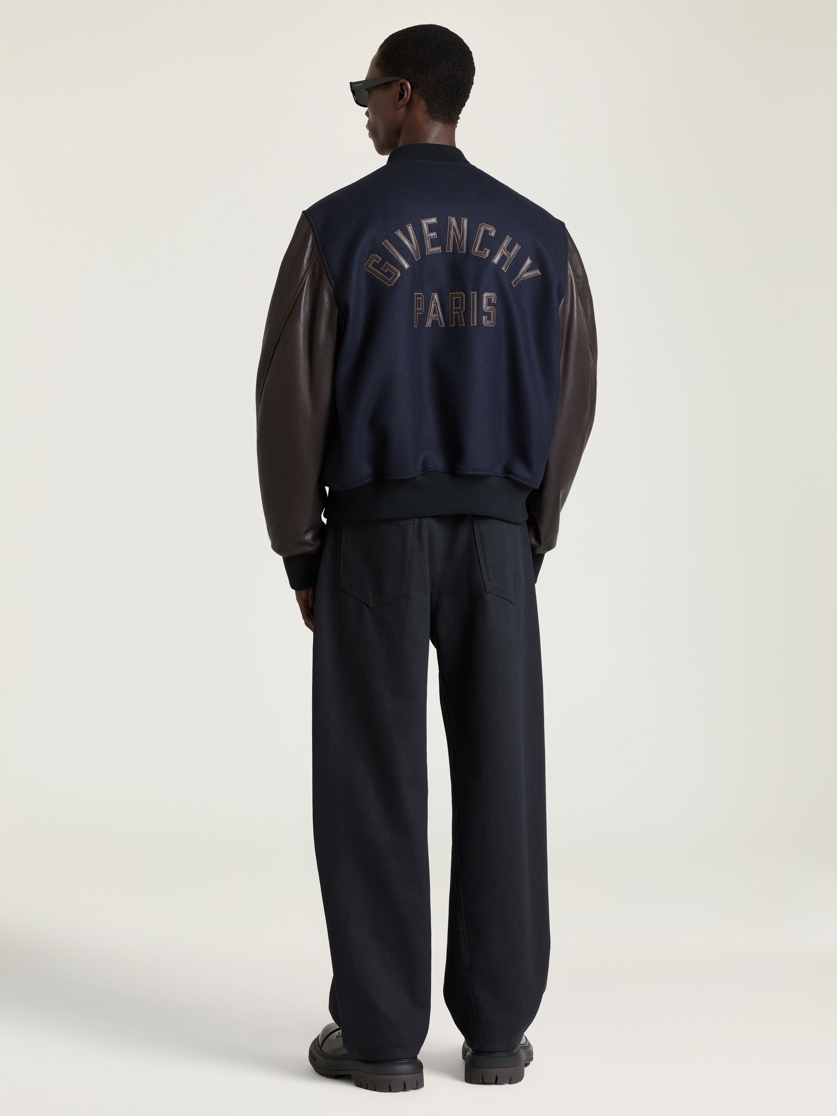 Couture Seam mix material blouson with Givenchy Paris | Givenchy