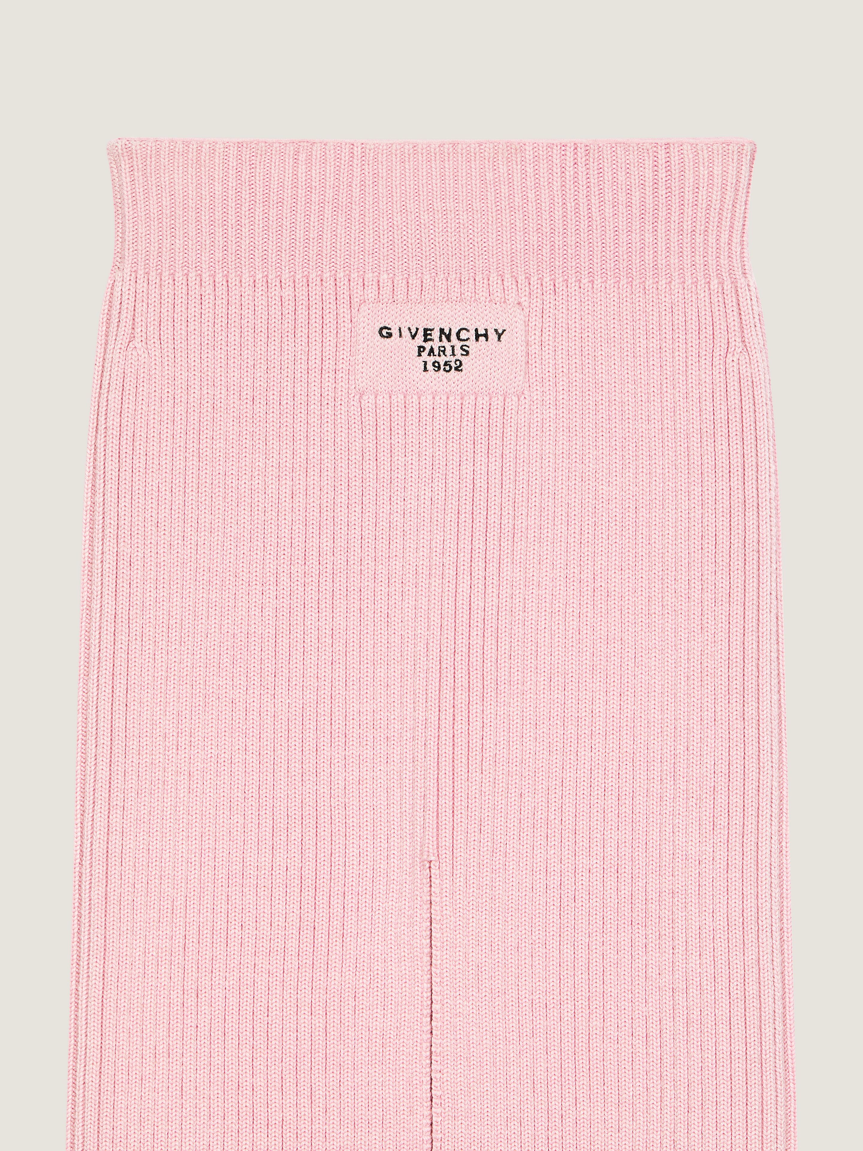 Midi pencil skirt in wool in - light pink | Givenchy US