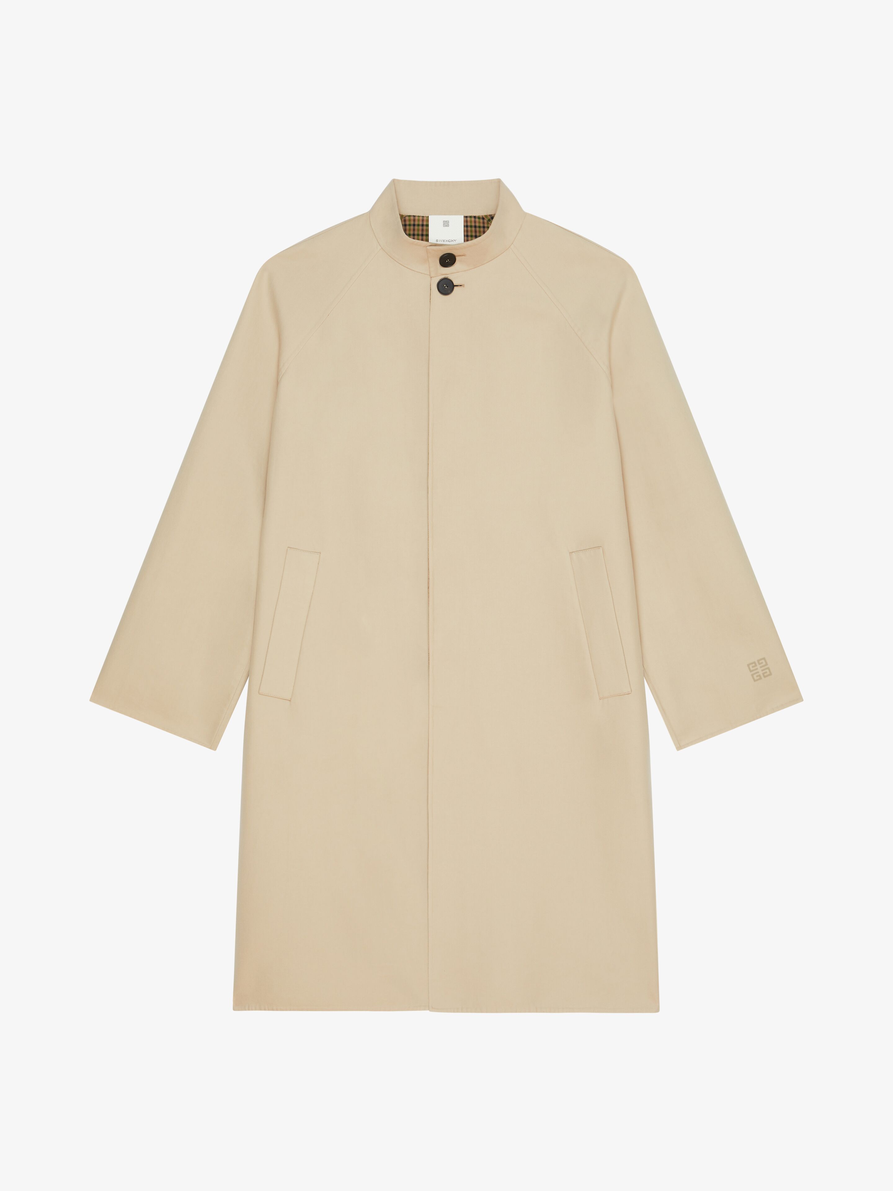 Givenchy - Trench-coat En Toile De Coton - Beige - pour Homme - Taille : 46