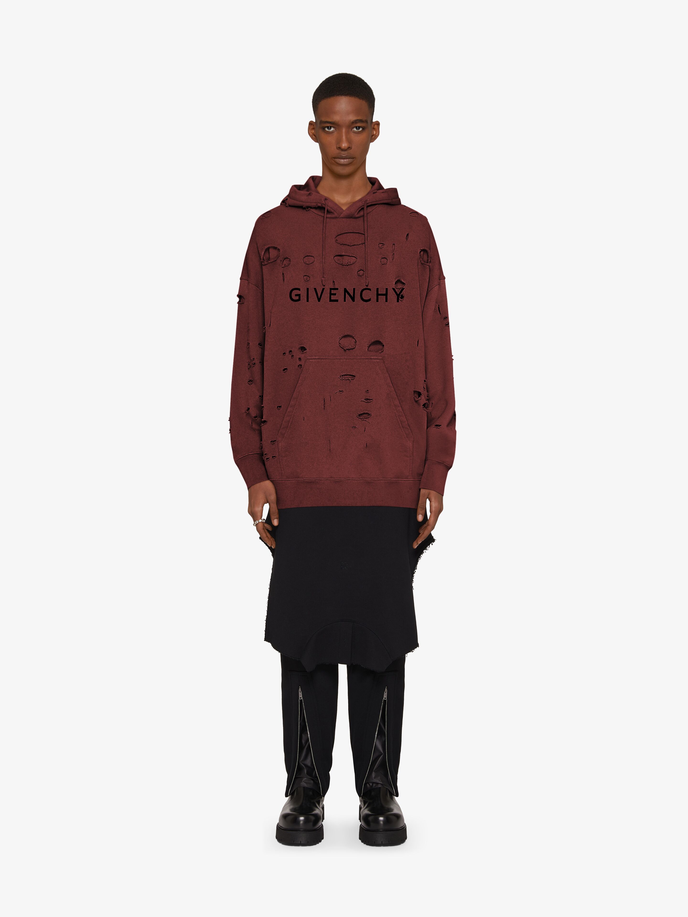 Givenchy hoodie outlet destroyed