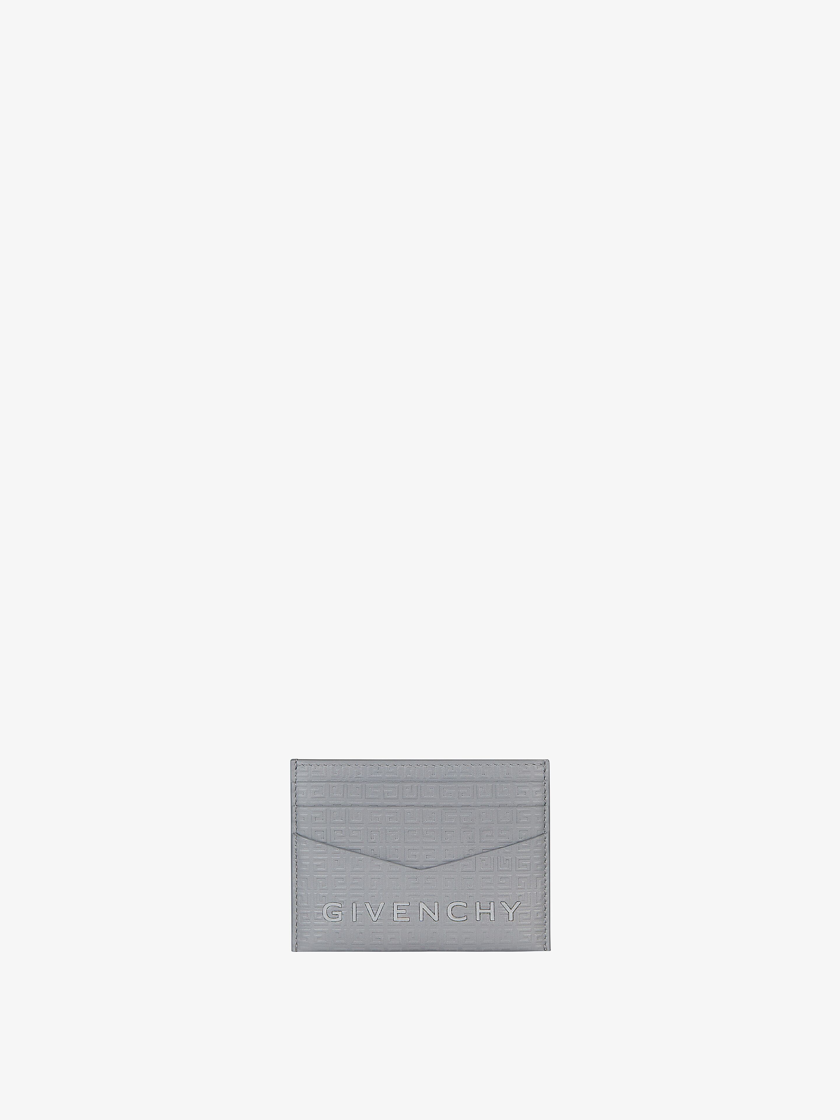 Shop Givenchy Porte-cartes  En Cuir Micro 4g In Multicolor