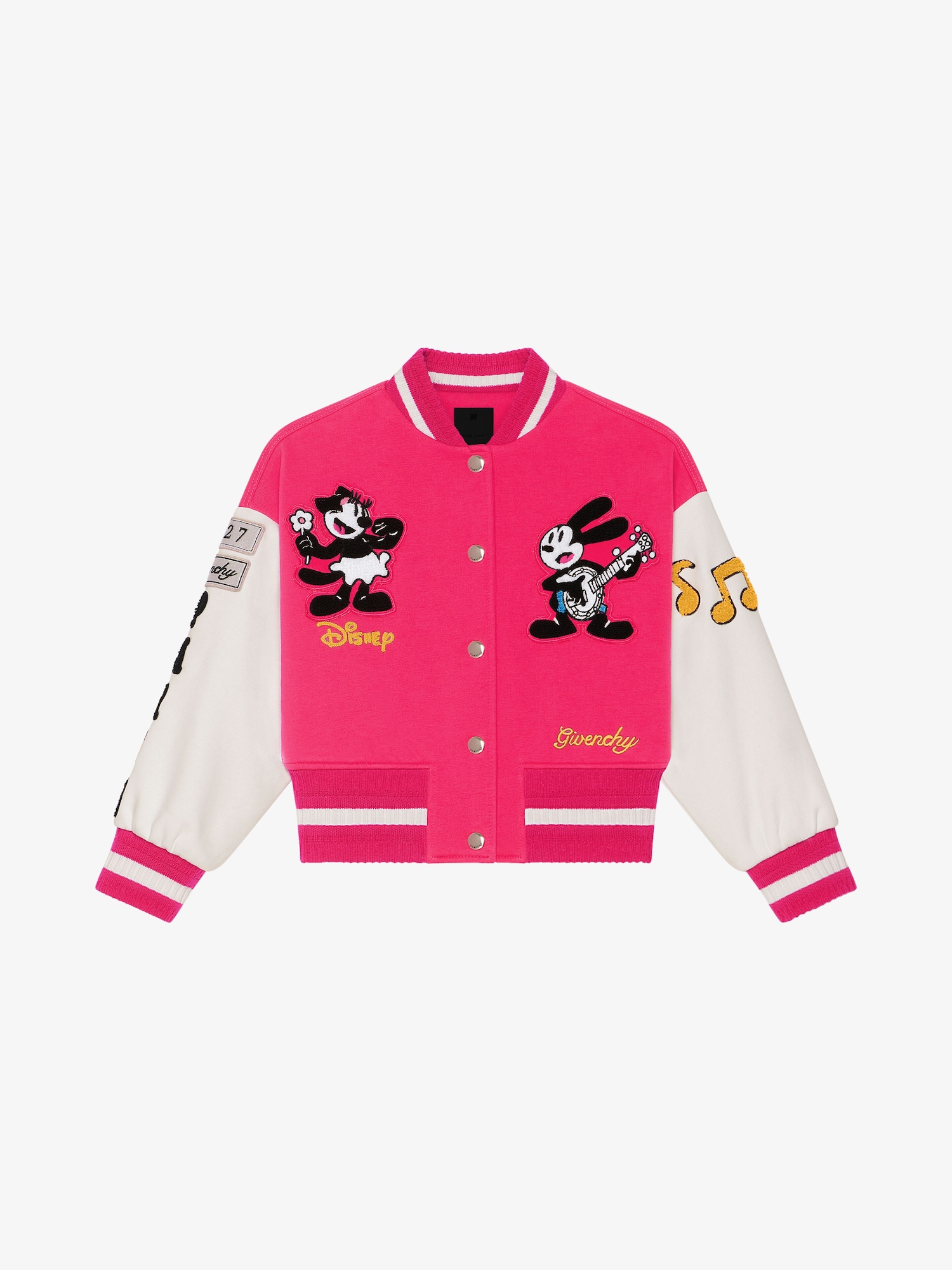 Oswald varsity jacket in fleece | Givenchy CA | Givenchy
