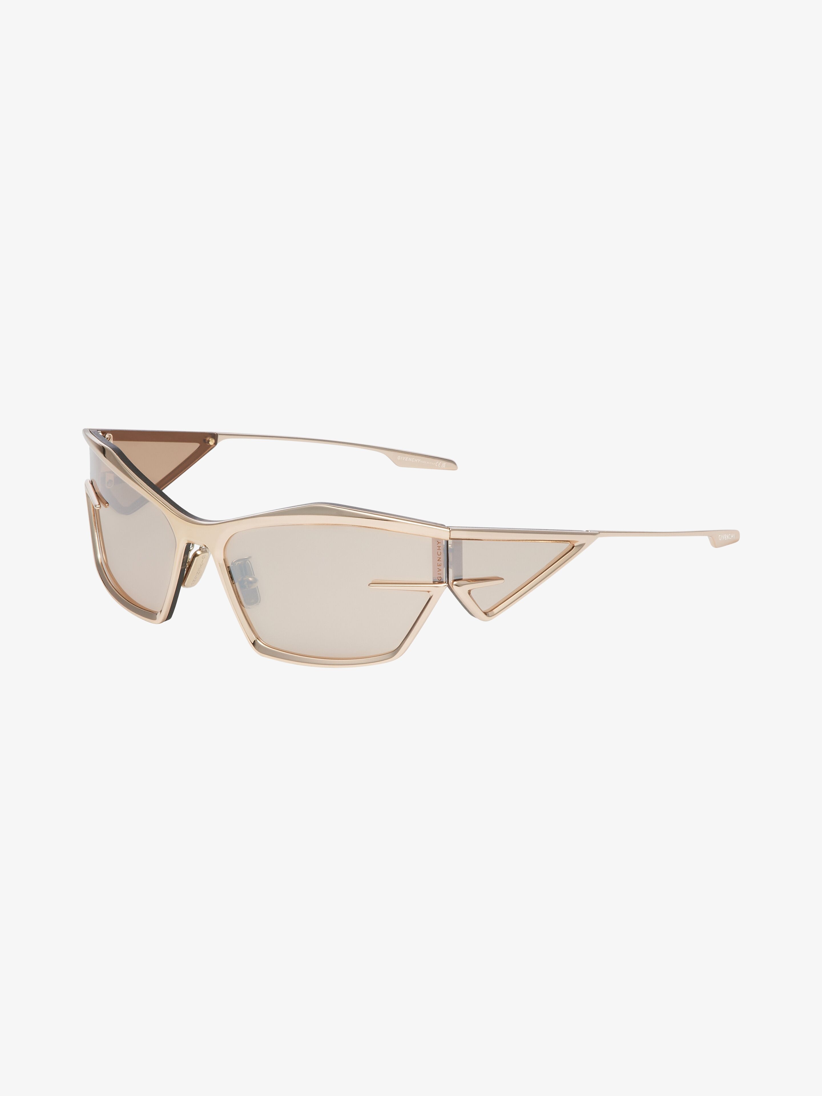 Giv Cut unisex sunglasses in metal