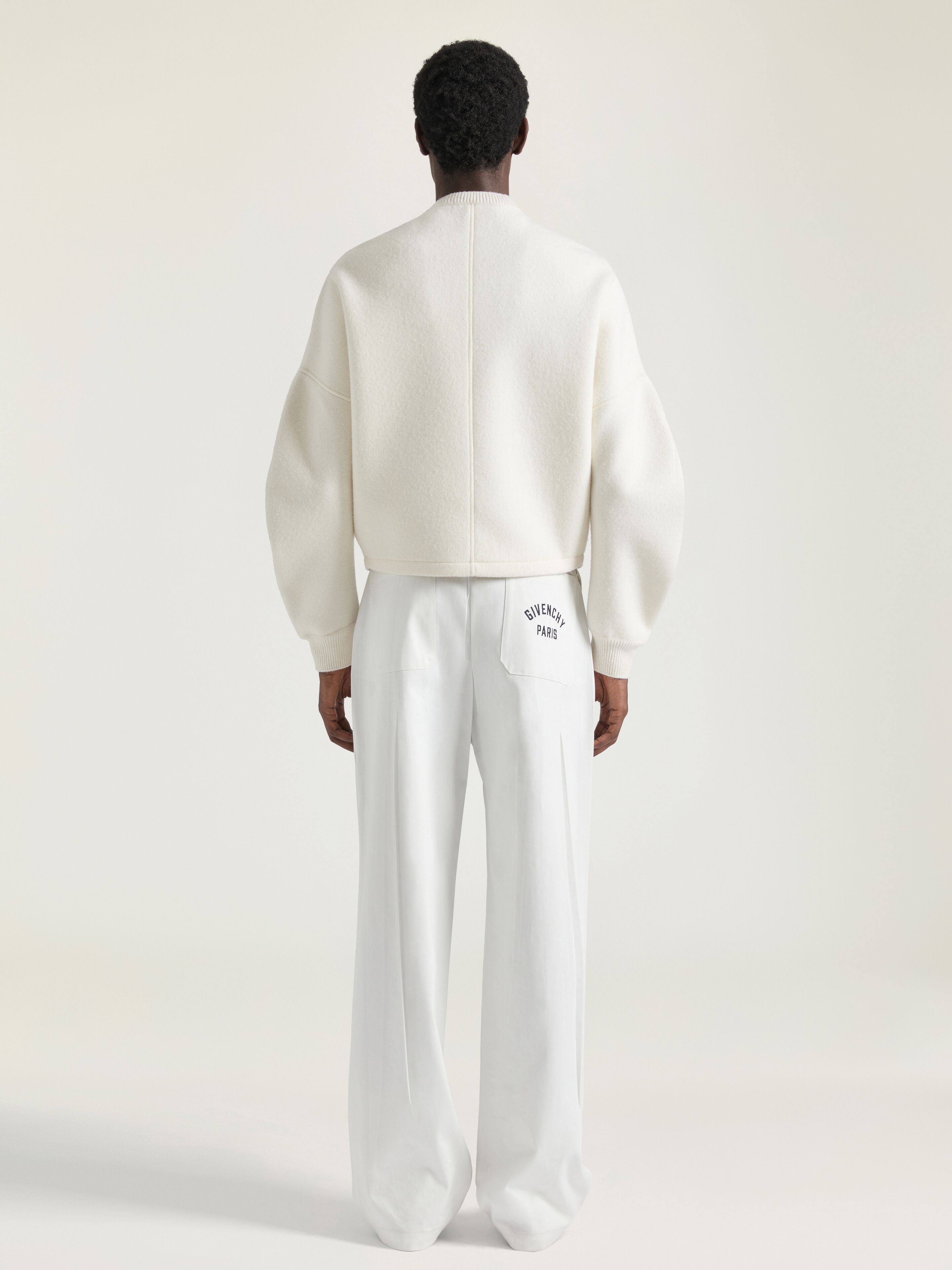 イタリア製　GIVENCHY ライン　テープデザイン　ウール　ニット　セーター イタリア製 GIVENCHY ライン テープデザイン ウール ニット セーター