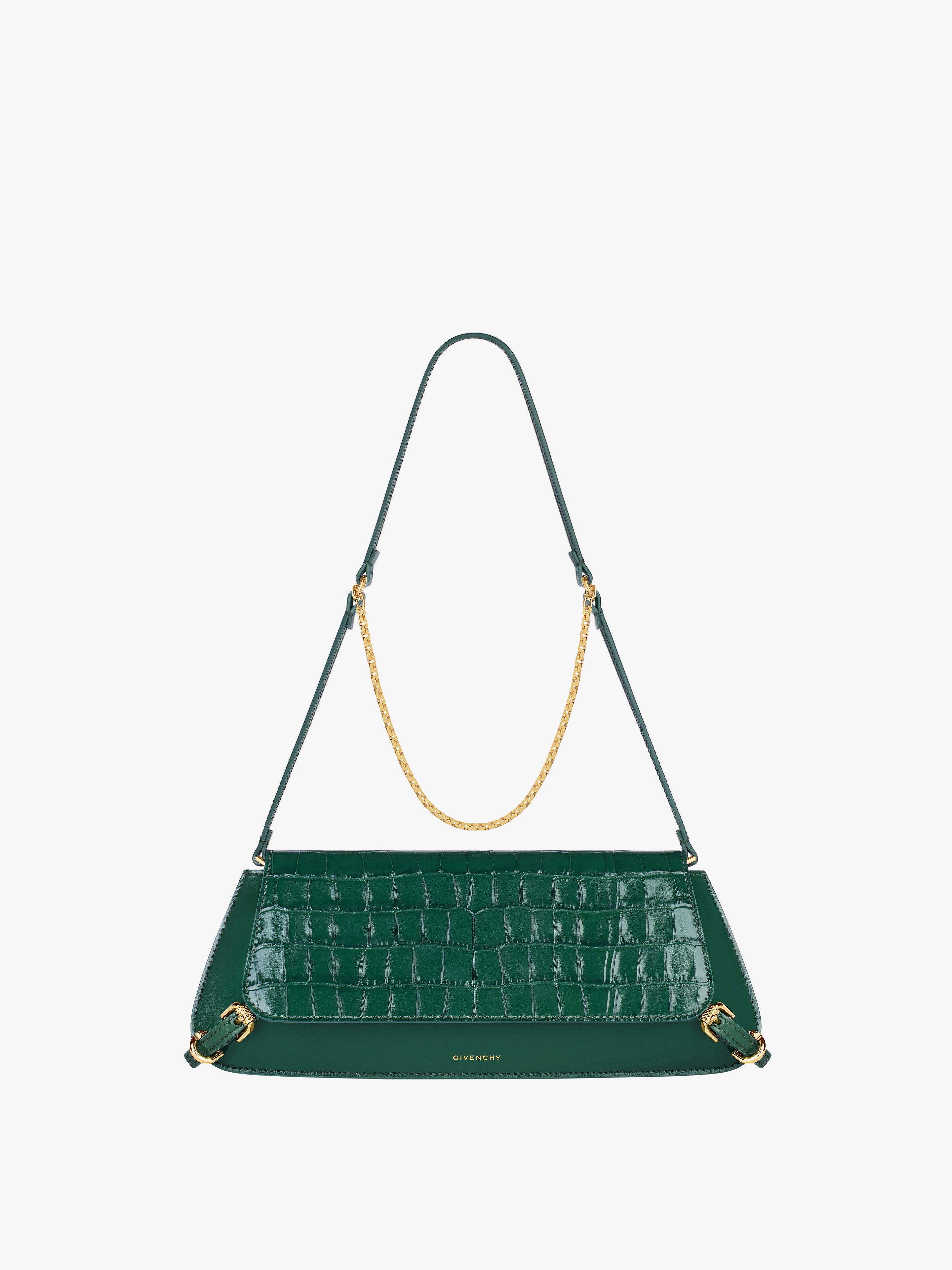Givenchy - Sac Voyou Clutch En Cuir Façon Crocodile - pour Femme