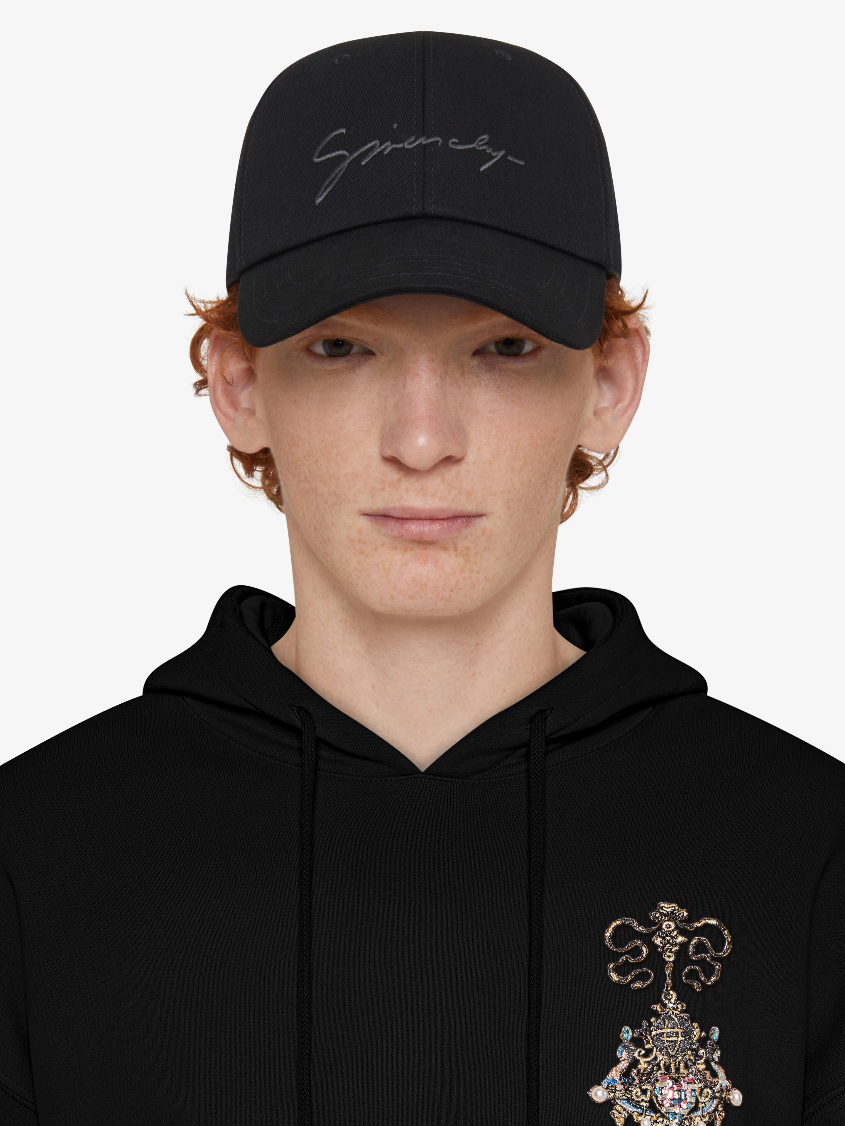 GIVENCHY embroidered cap in twill | Givenchy CA | Givenchy
