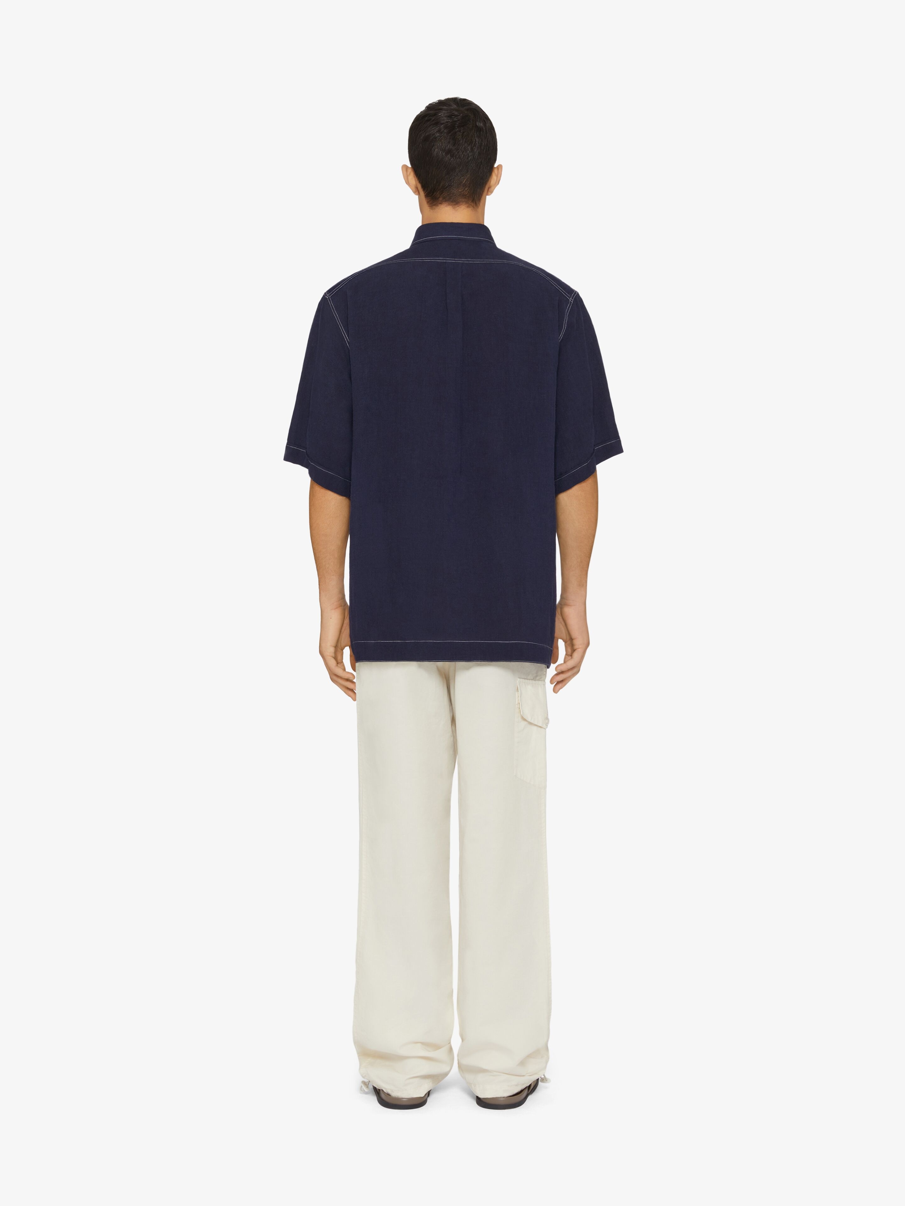 GIVENCHY 1952 shirt in linen | Givenchy CA | Givenchy GIVENCHY 1952 shirt in linen | Givenchy CA | Givenchy
