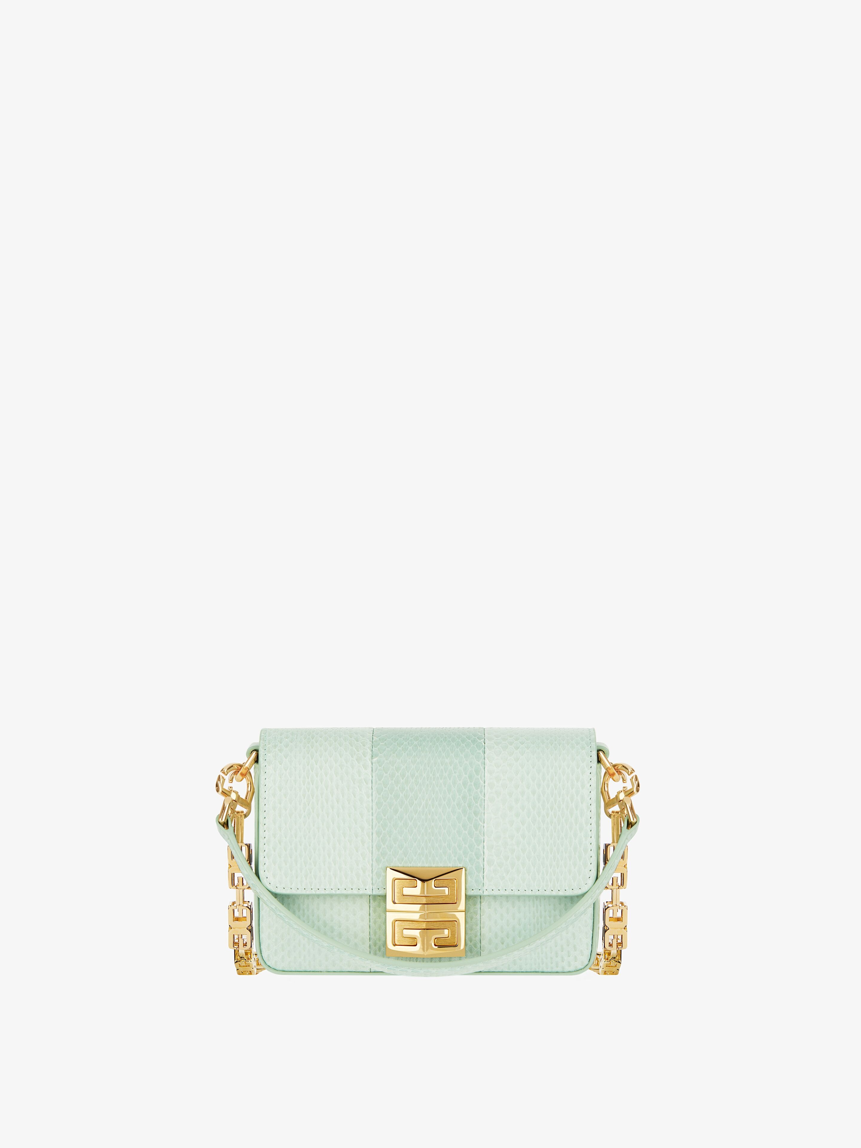 Shop Givenchy Small 4g Bag In Ayers With Chain In Multicolor