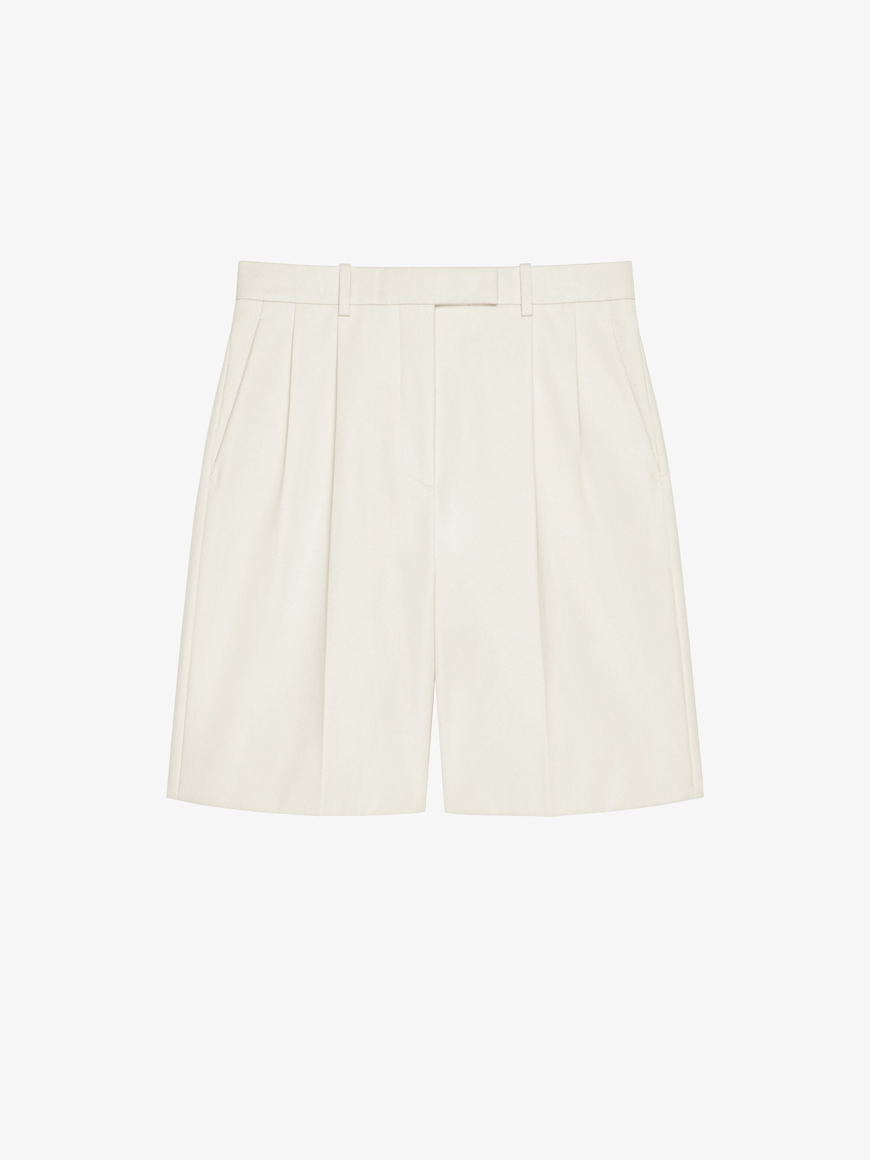 Shop Givenchy Bermuda Shorts In Cotton