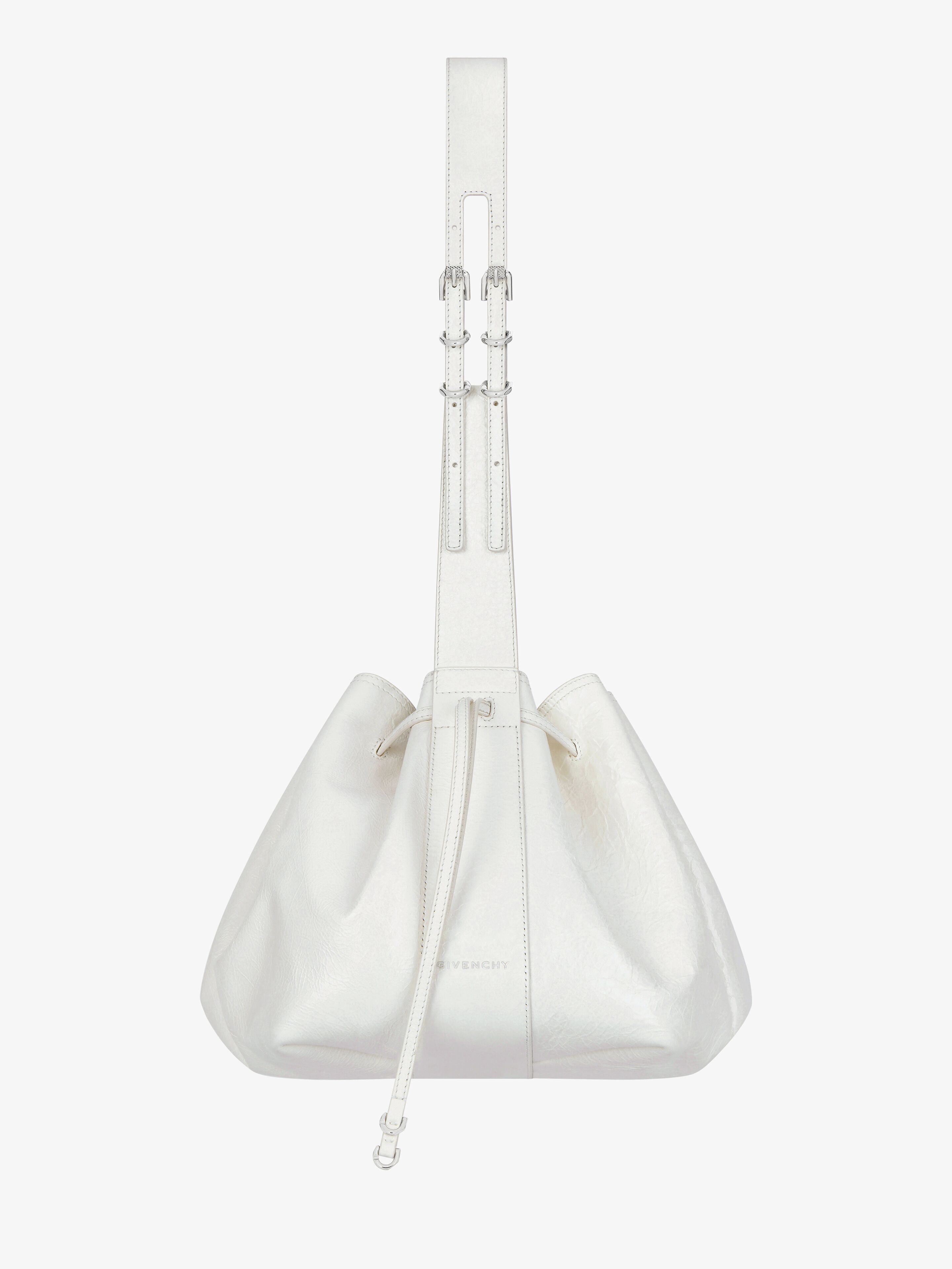 Givenchy - Sac Pumpkin Medium En Cuir Craquelé - pour Femme