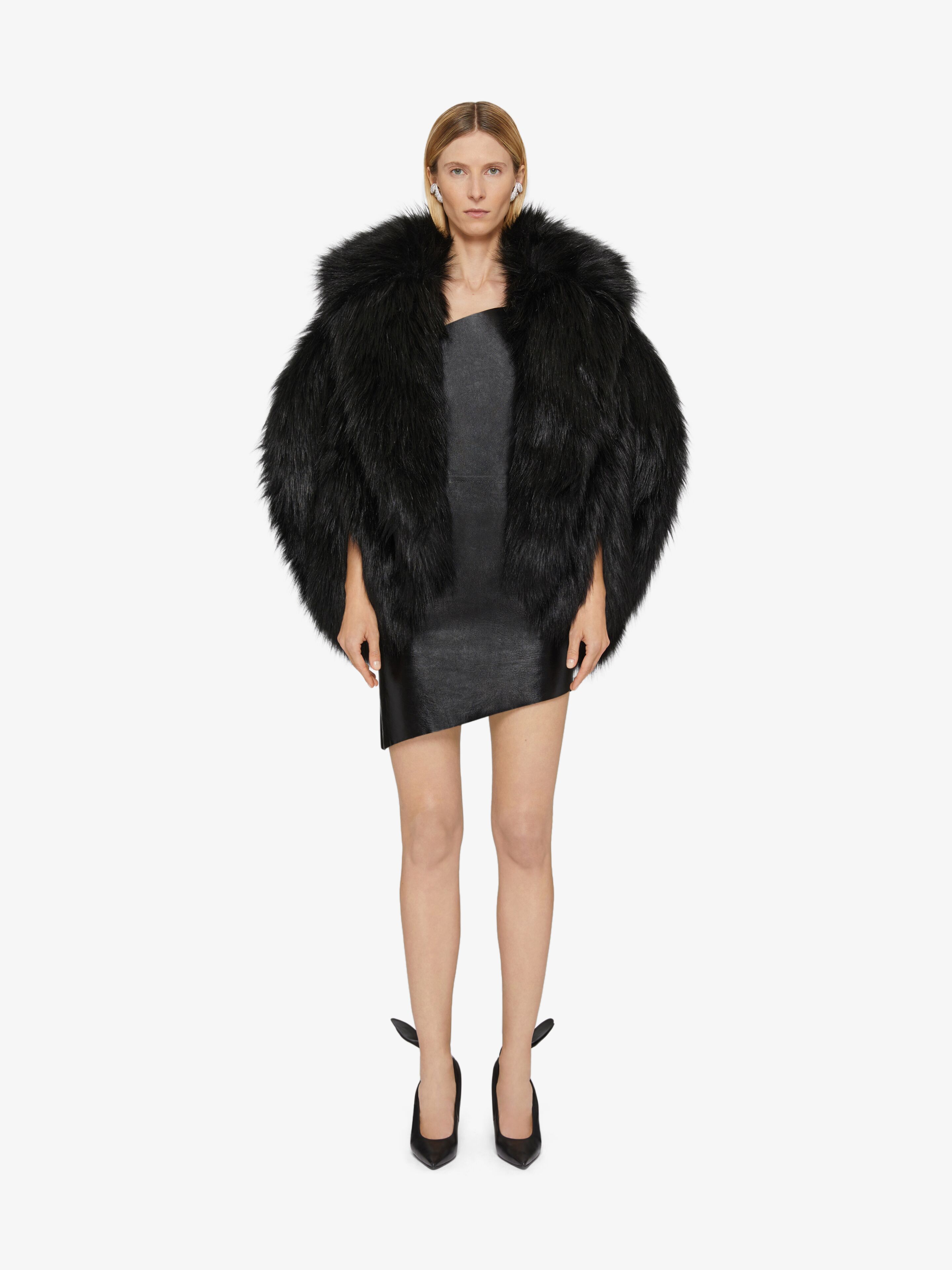 Givenchy faux fur coat online