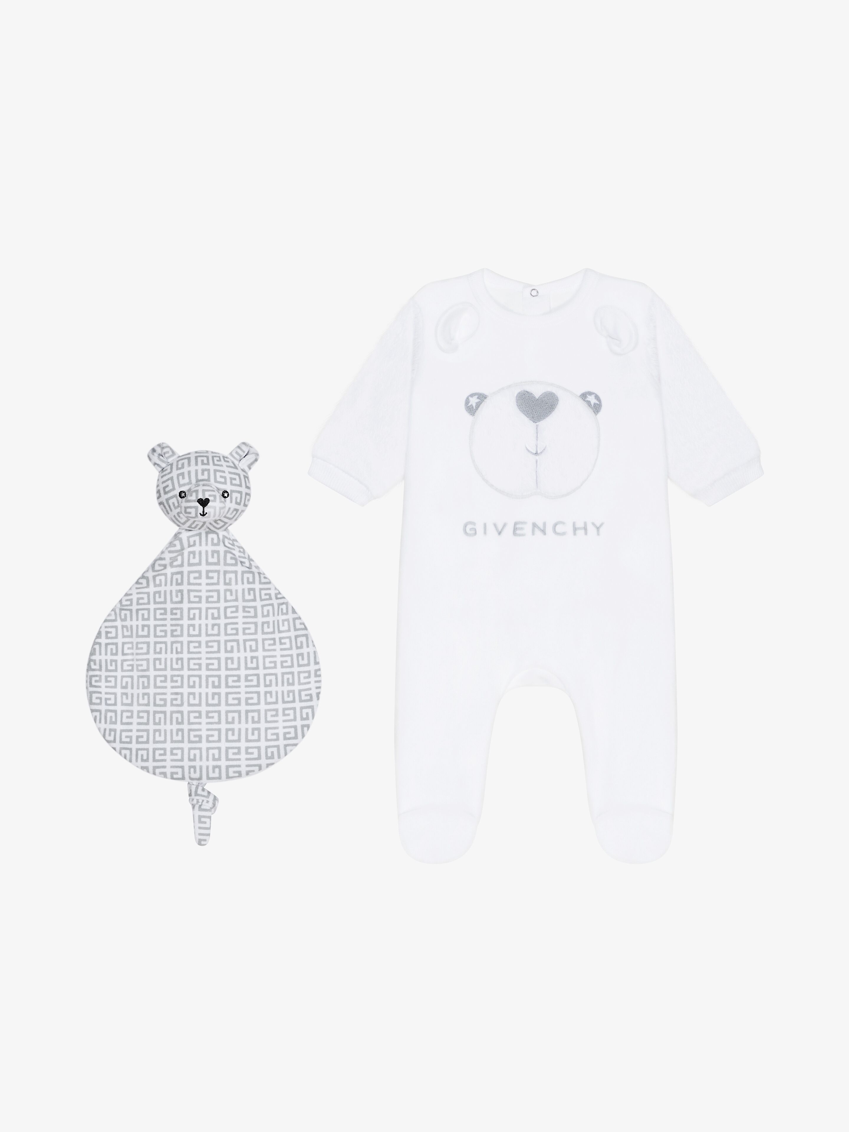 Givenchy - Set Cadeau Pyjama, Trousse Et Doudou - Gris - Unisex - Taille : 12M