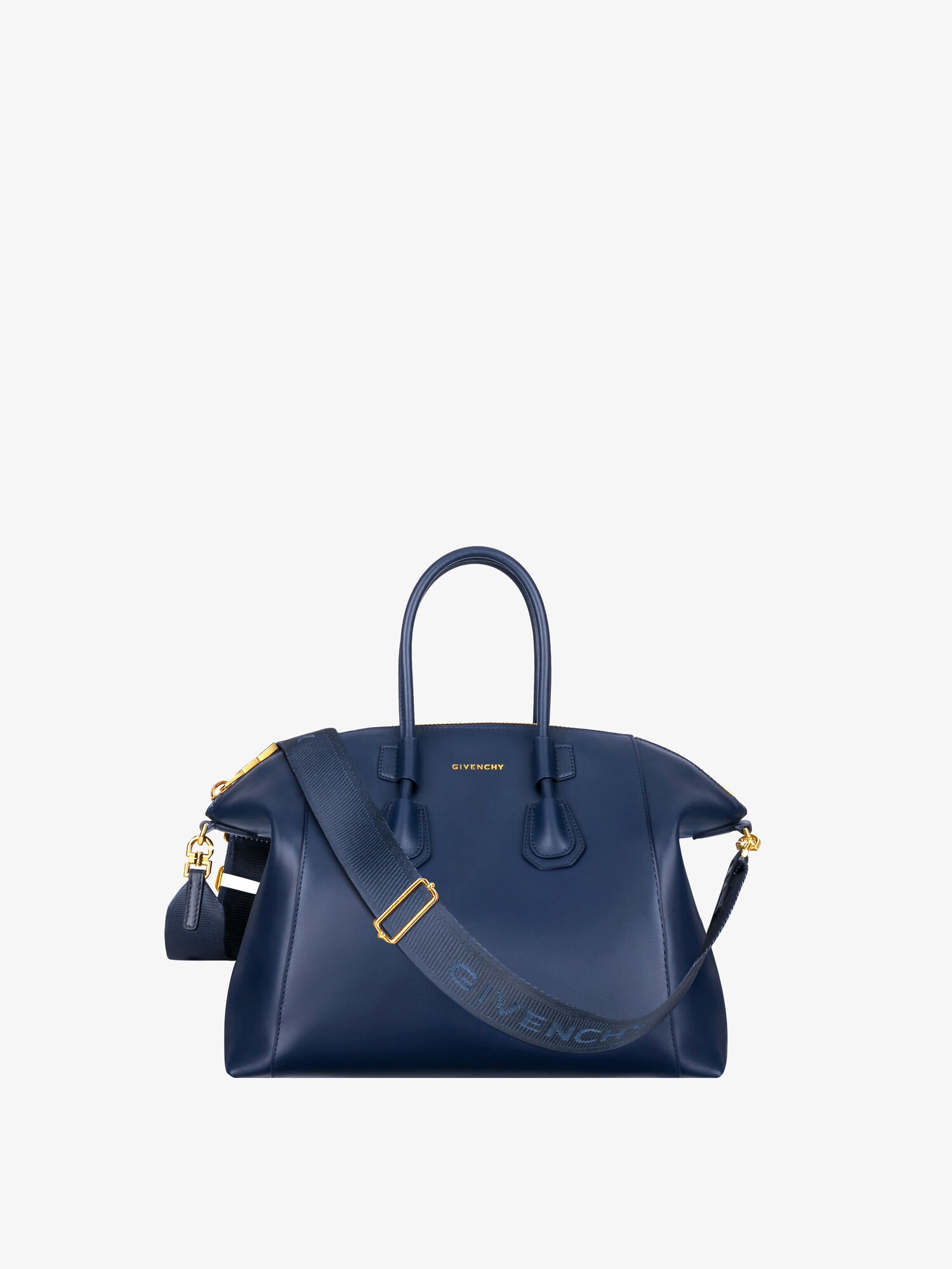 レザー アンティゴナ・スポーツスモールバッグ - ネイビー | GIVENCHY JP 