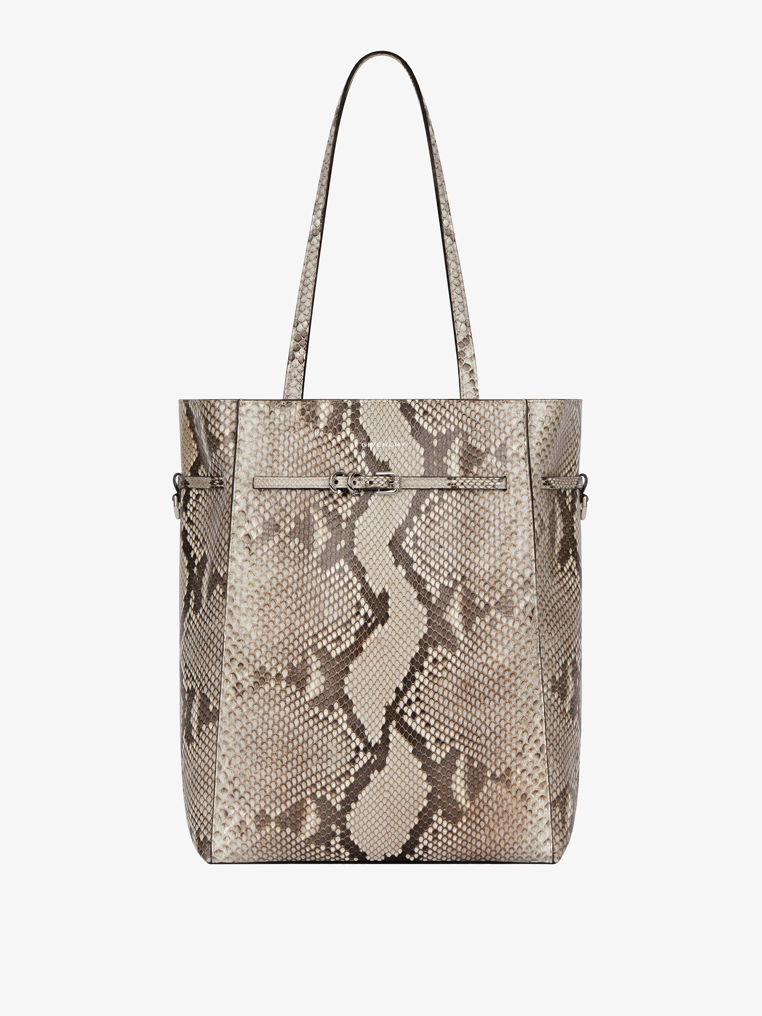 GIVENCHY MEDIUM VOYOU TOTE BAG IN PYTHON 