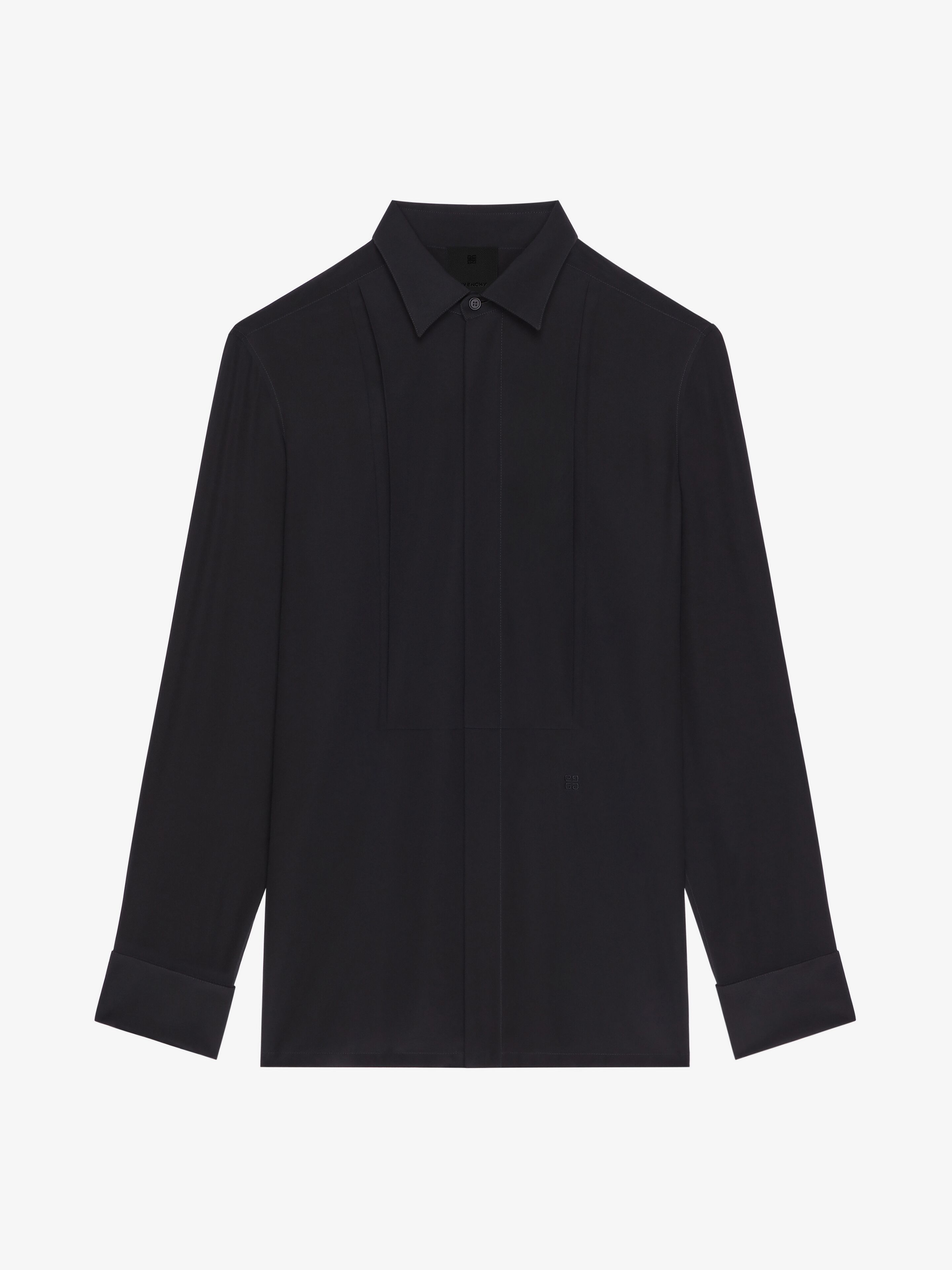 Shop Givenchy Shirt In Silk With Plastron