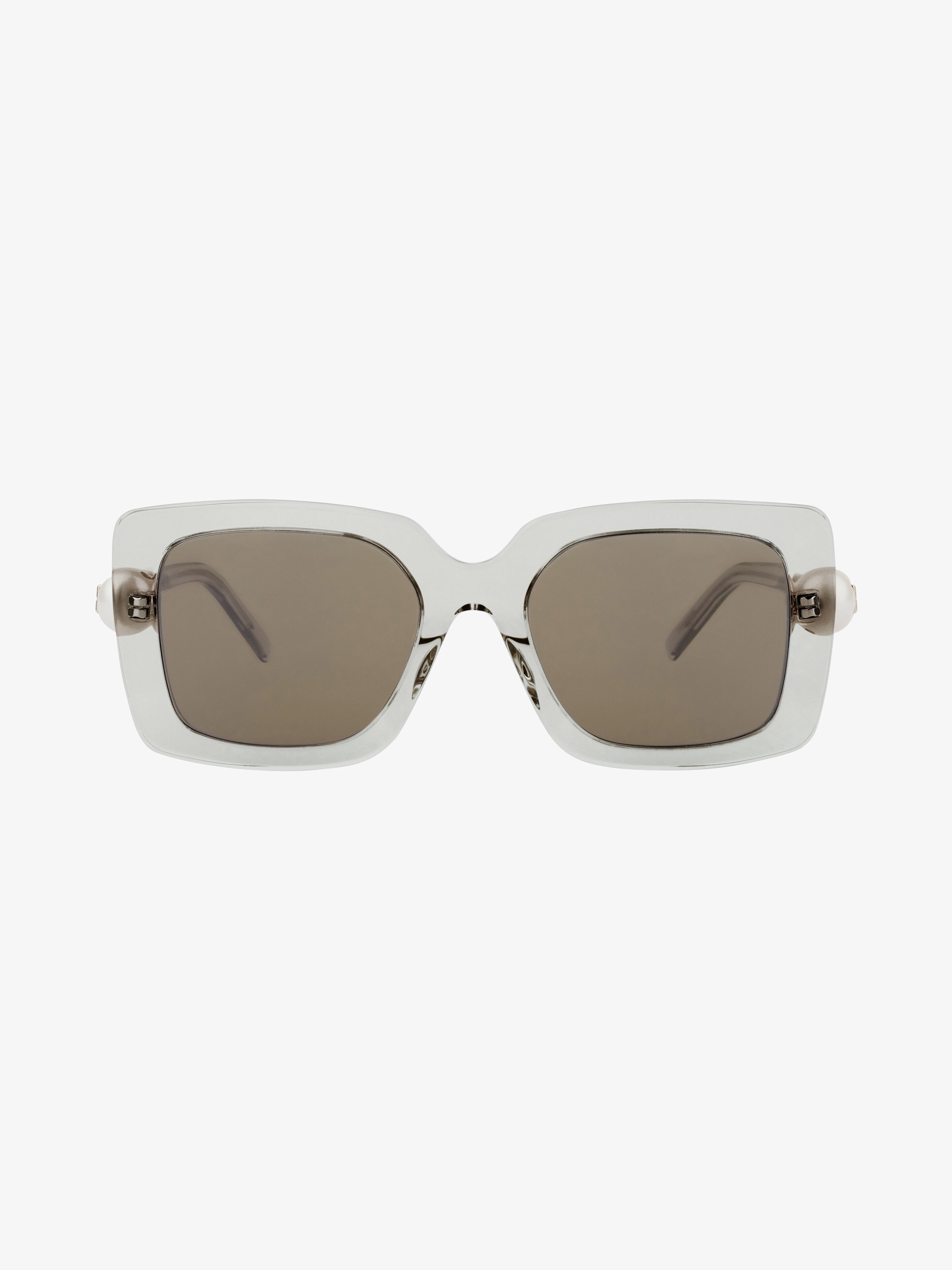 Givenchy Brown 4G Pearl Sunglasses