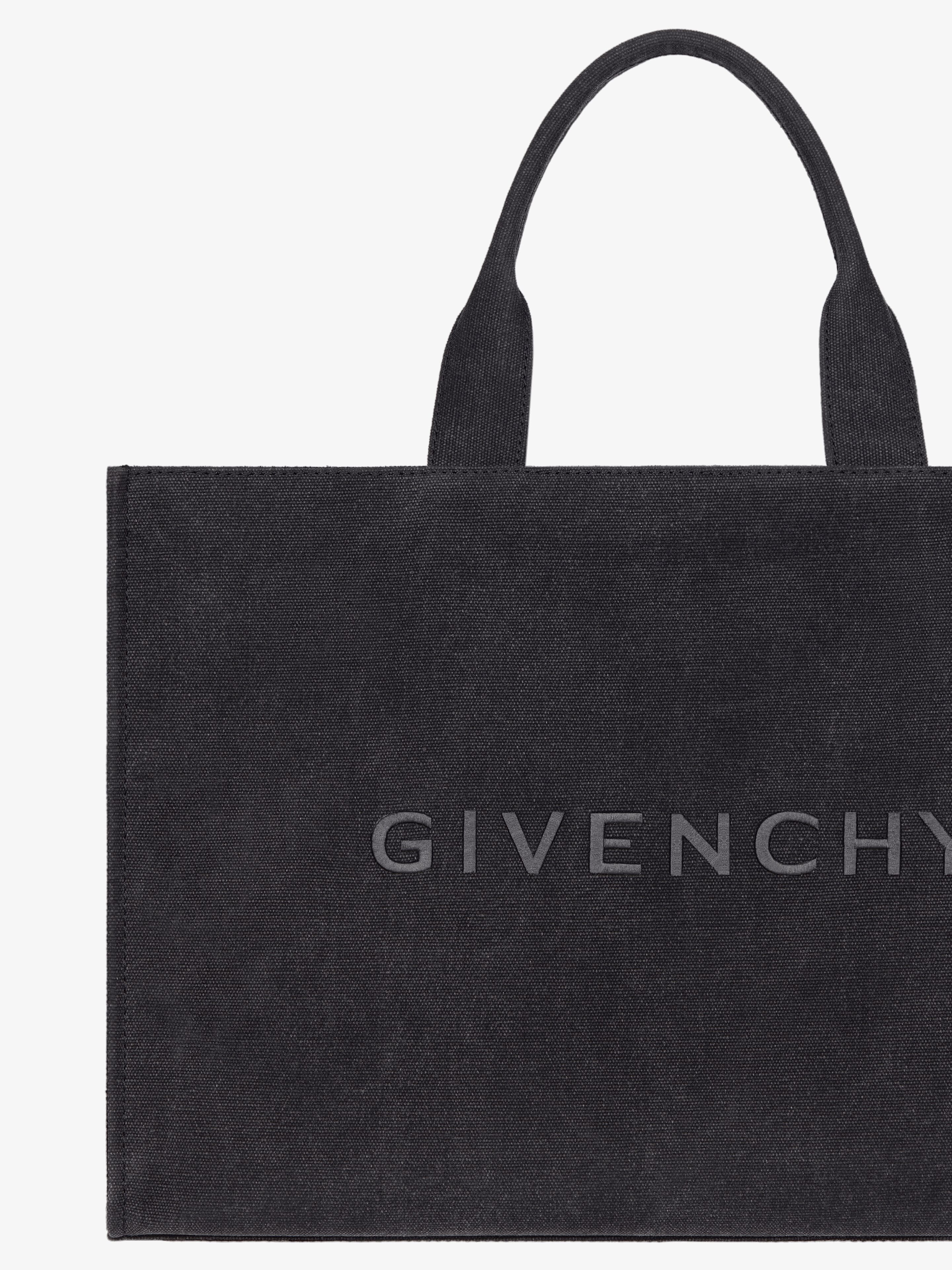 ブランドロゴ トートバッグ キャンバス - ブラック | GIVENCHY JP