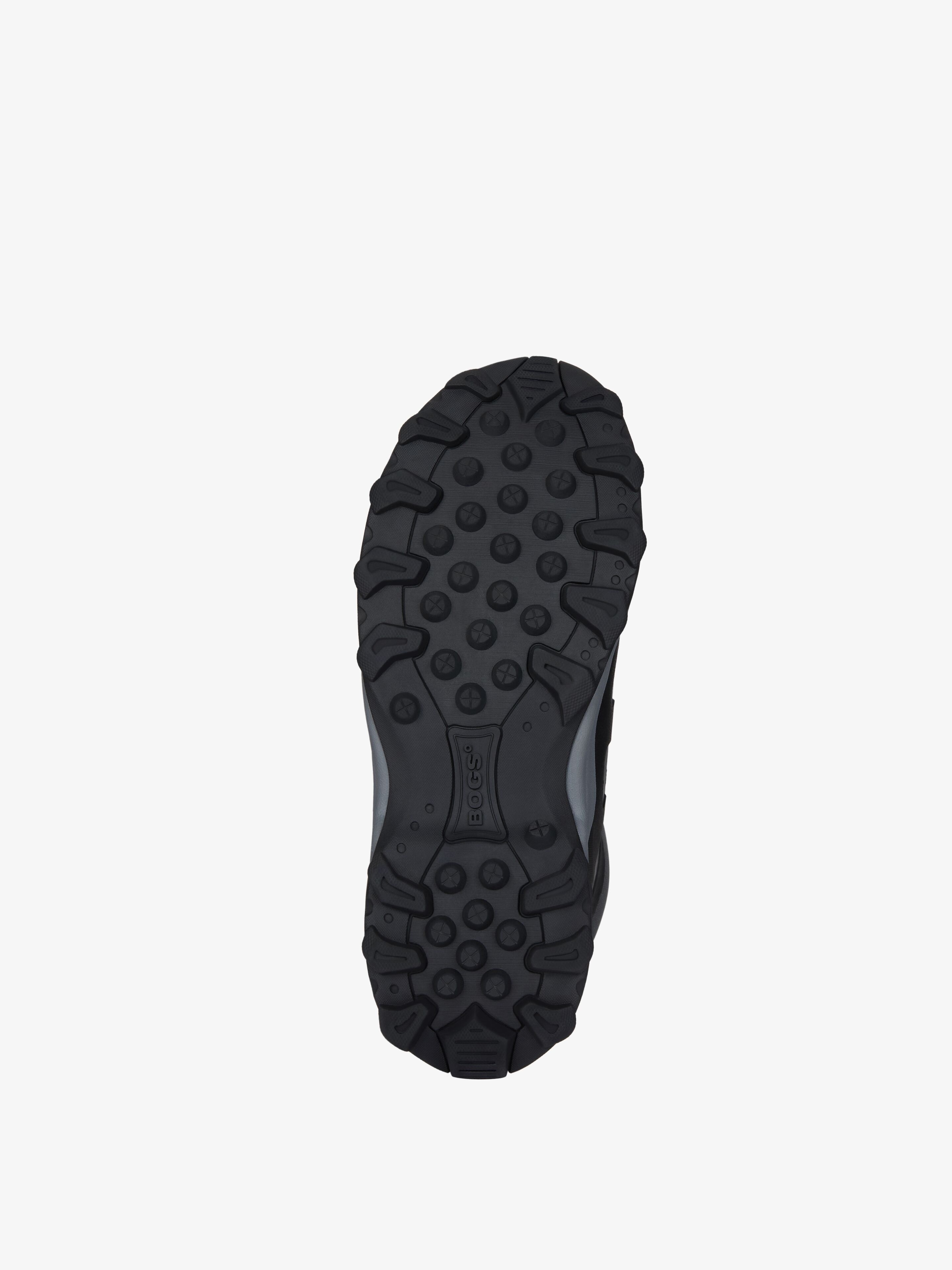 Bogs lace up boots in rubber and neoprene in - black/grey Bogs lace up boots in rubber and neoprene in - black/grey