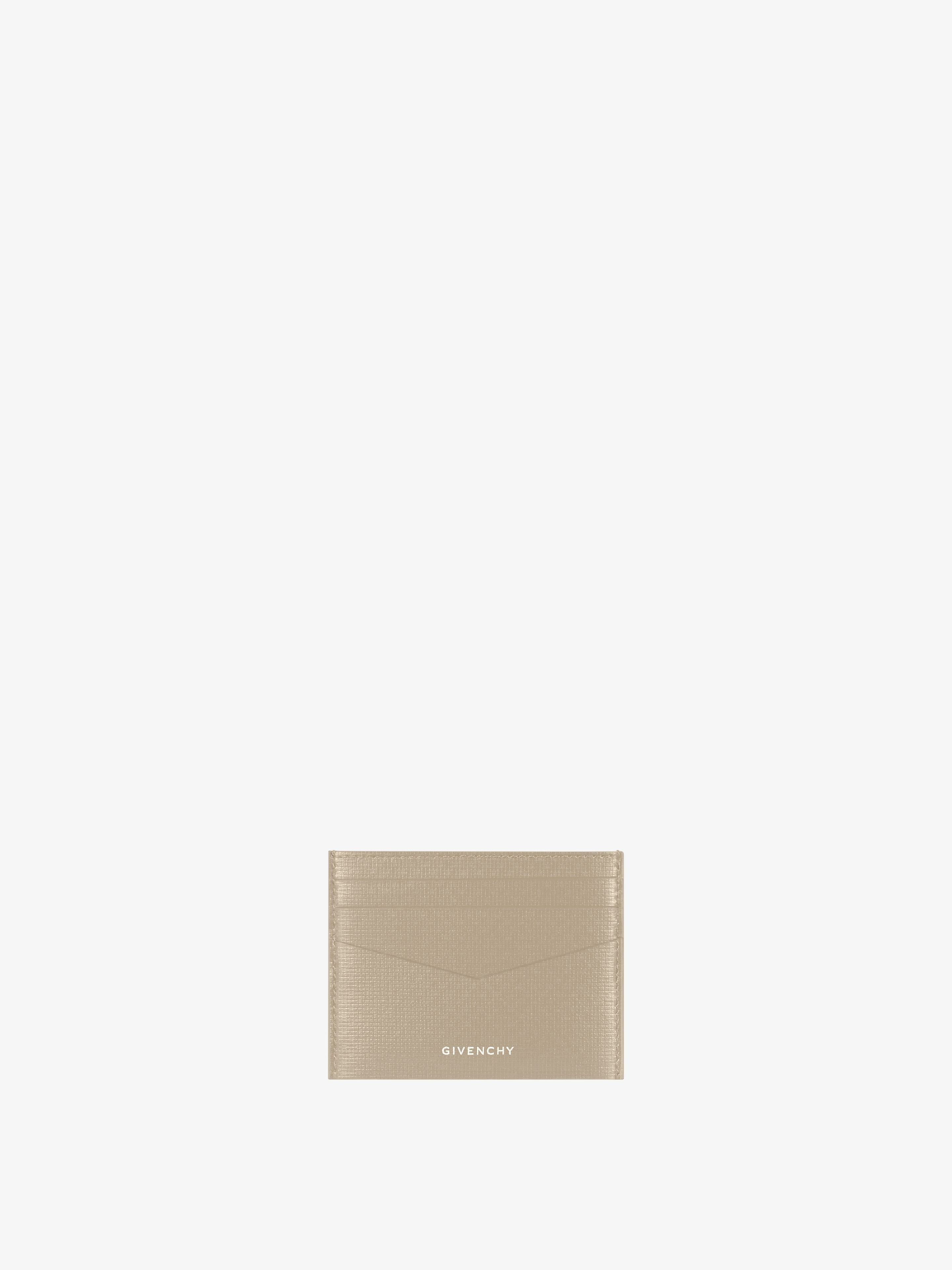 Shop Givenchy Porte-cartes En Cuir Classique 4g In Multicolor
