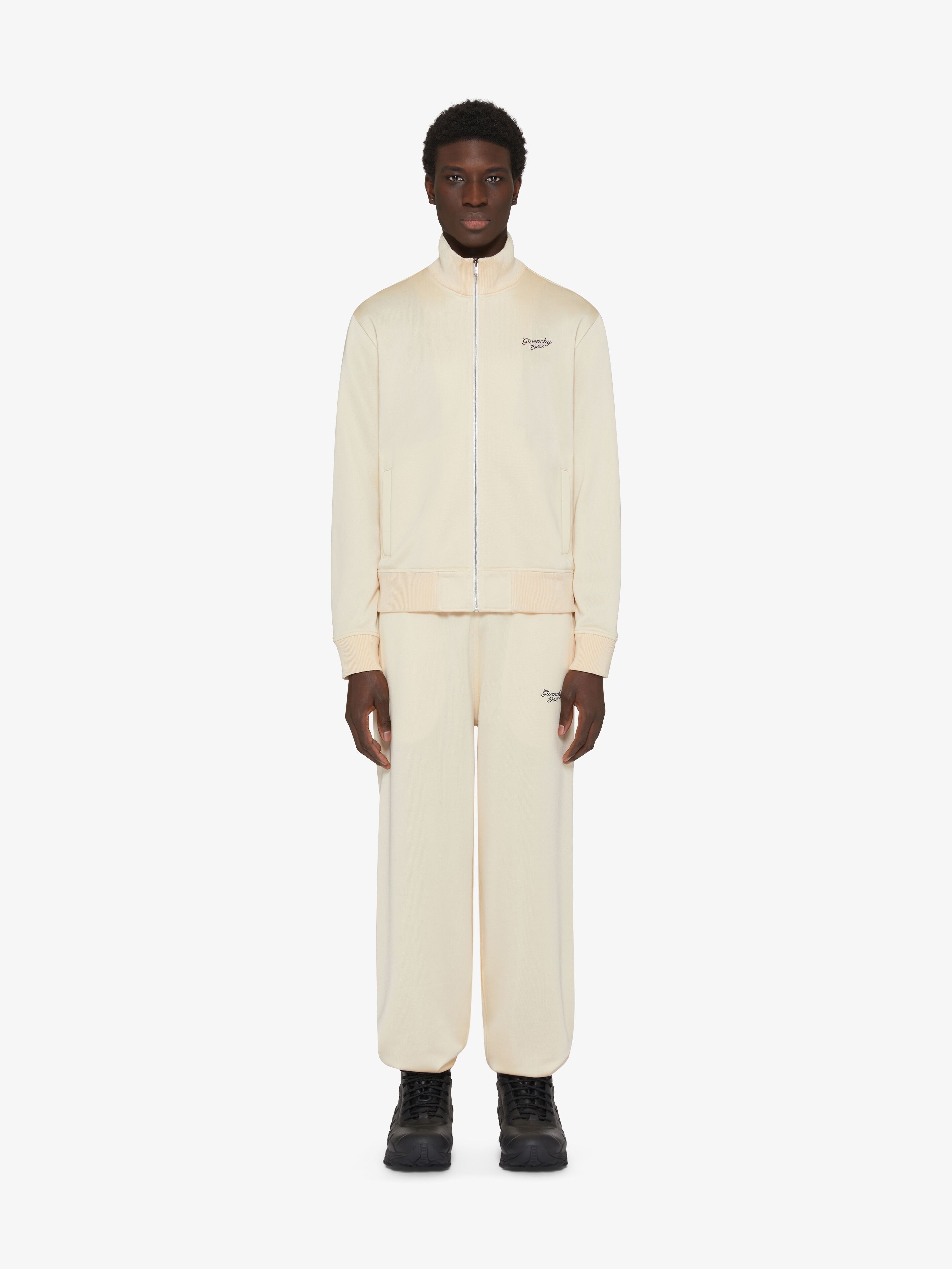 Givenchy 1952 Jogger Pants In Fleece White Men XXL