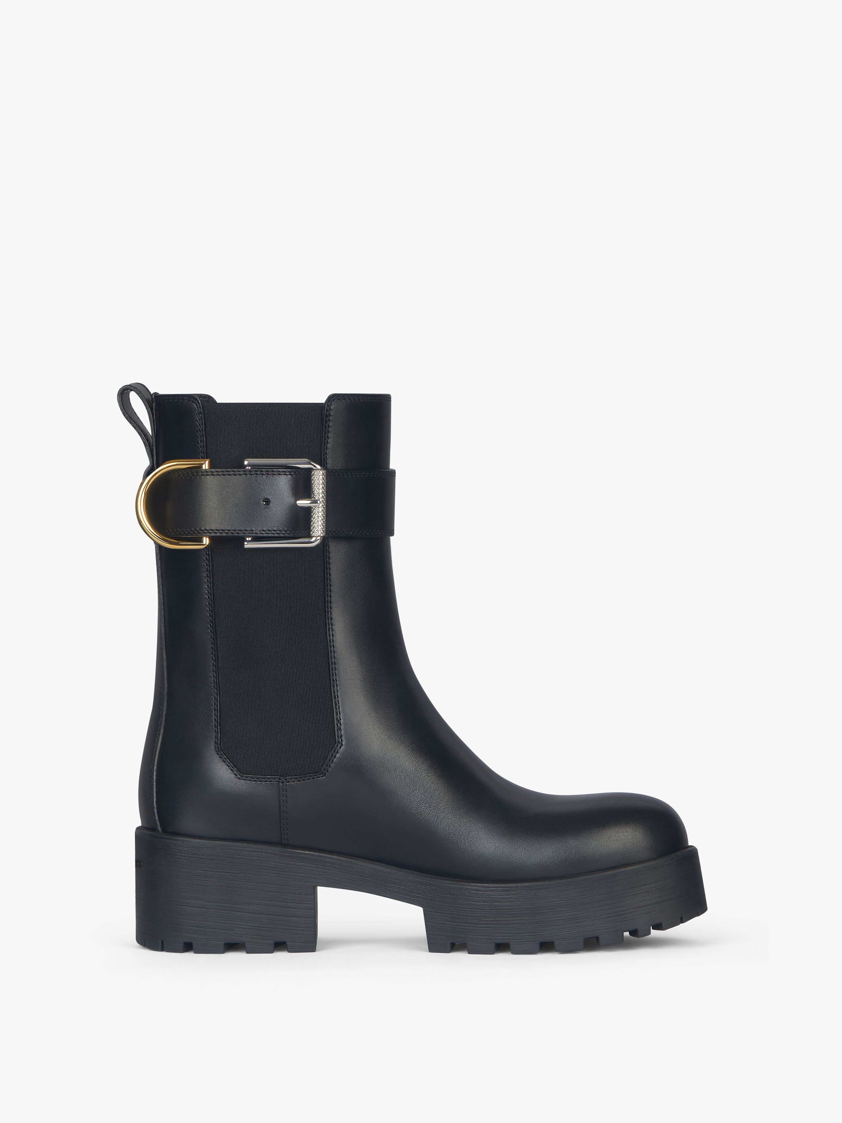 Givenchy - Bottines Chelsea Voyou En Cuir - Noir - pour Femme - Taille : 37