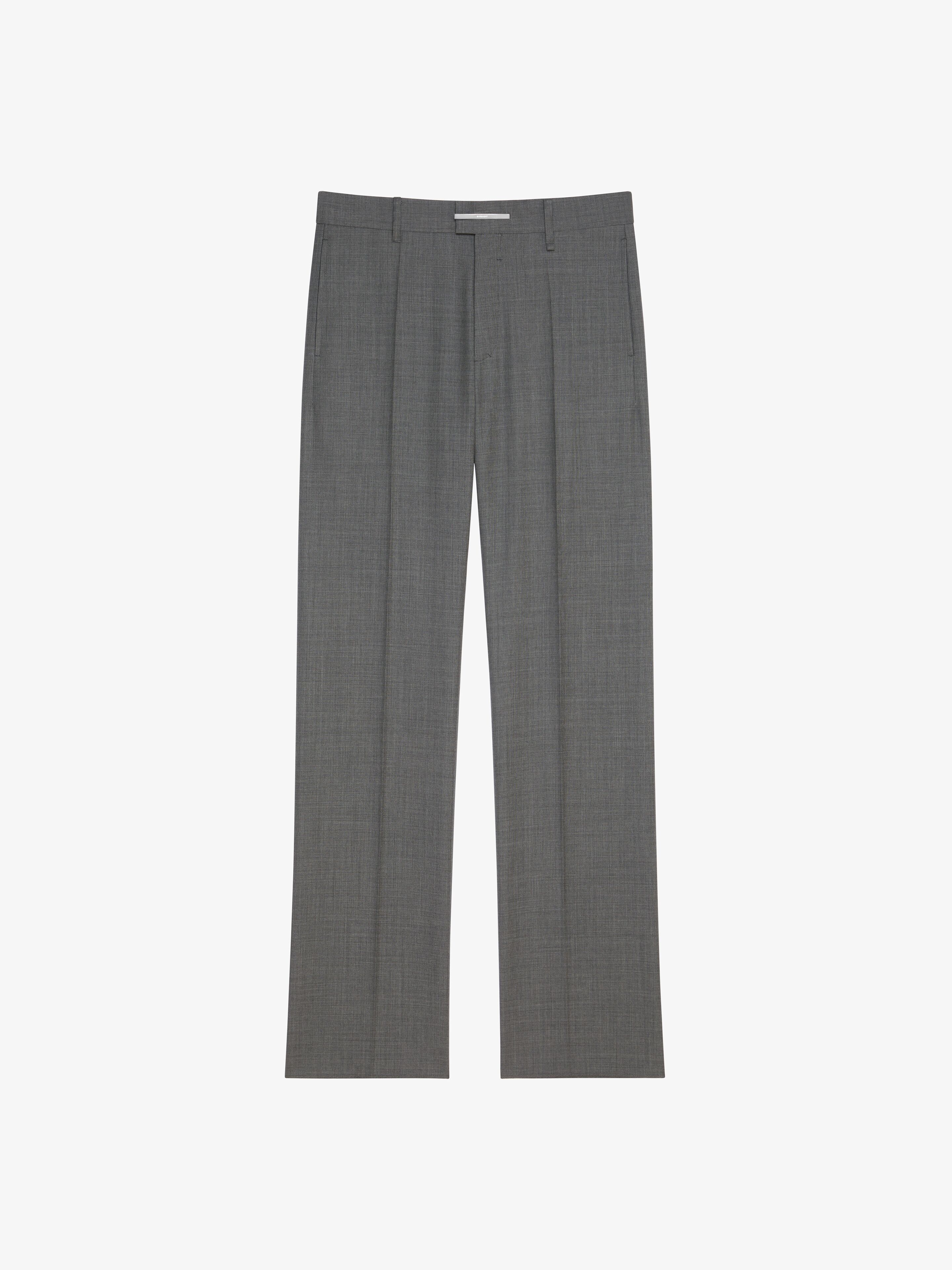 Givenchy Tailored Trousers In Wool In Grey