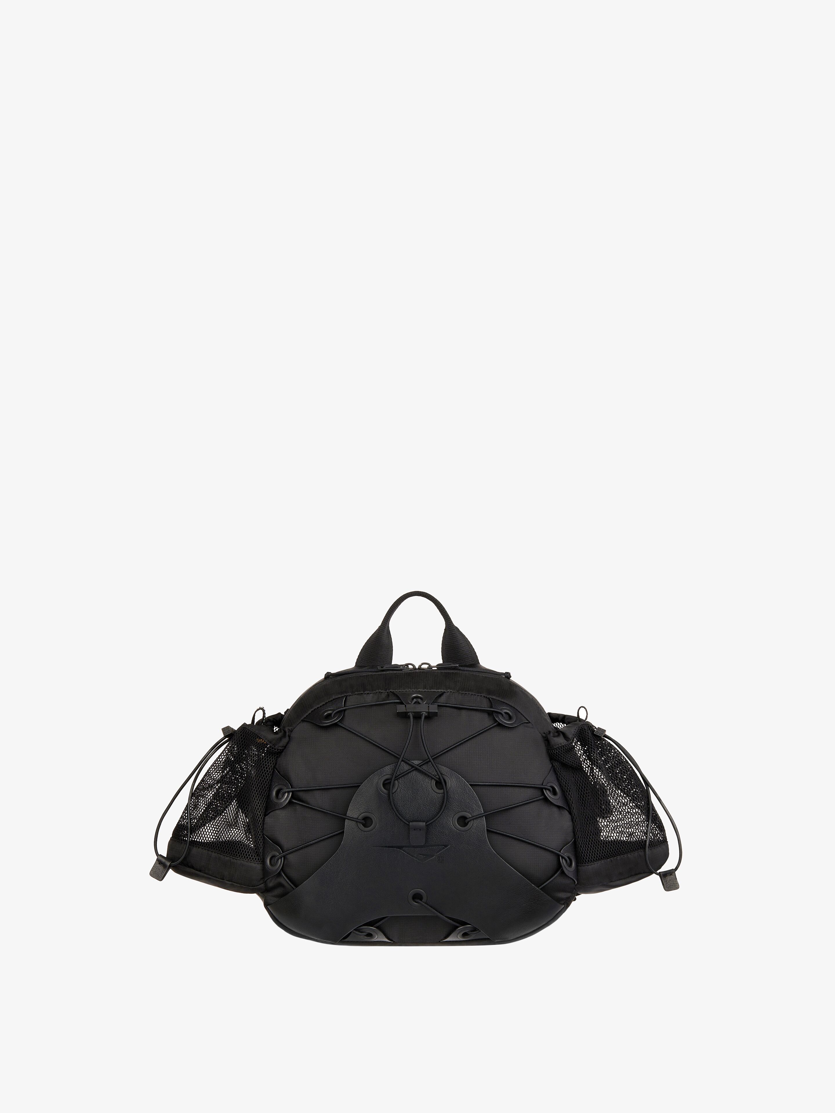 Shop Givenchy G-trail Bumbag In Nylon And Leather In Multicolor