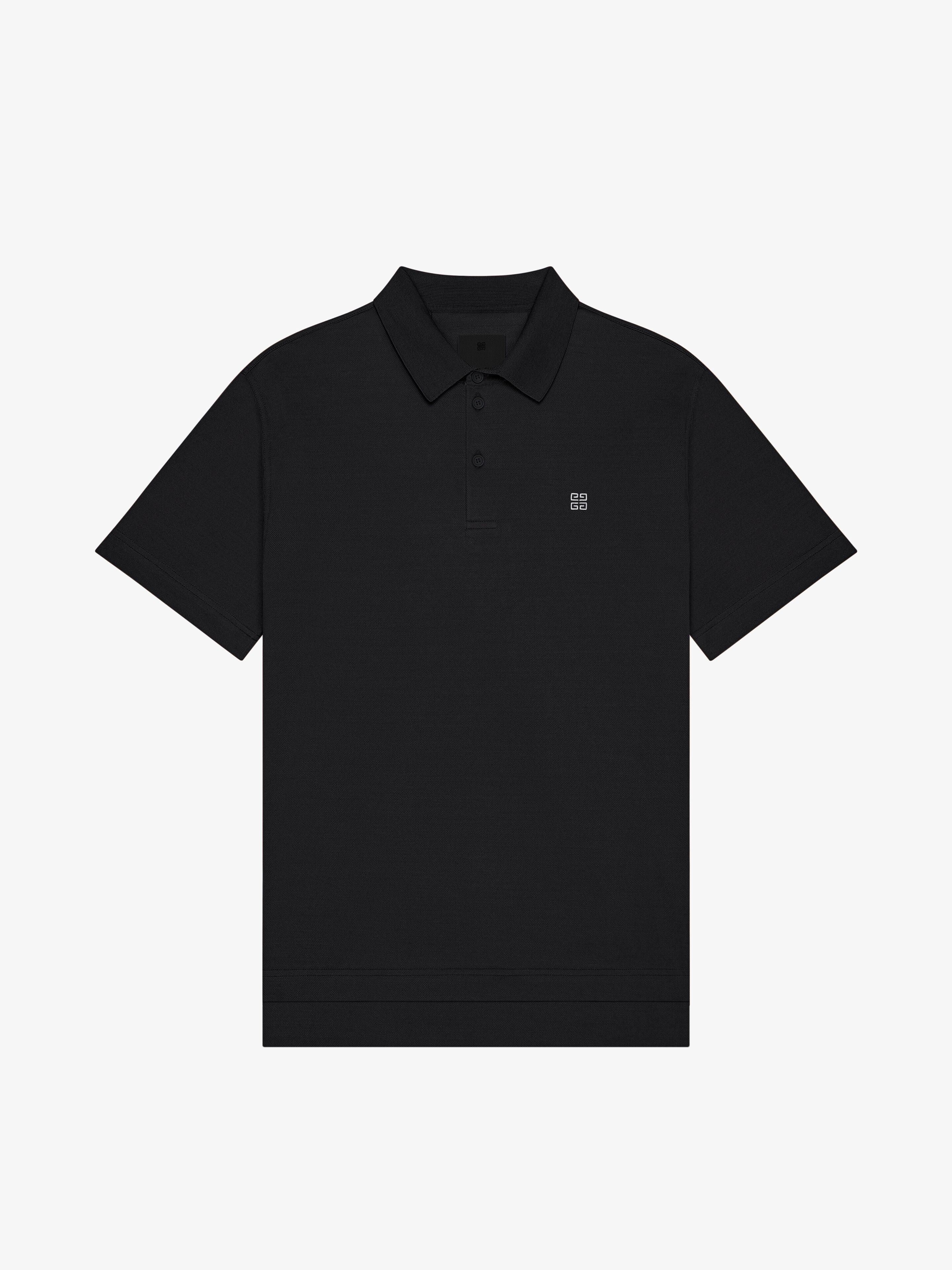 Shop Givenchy Polo In Cotton In Black