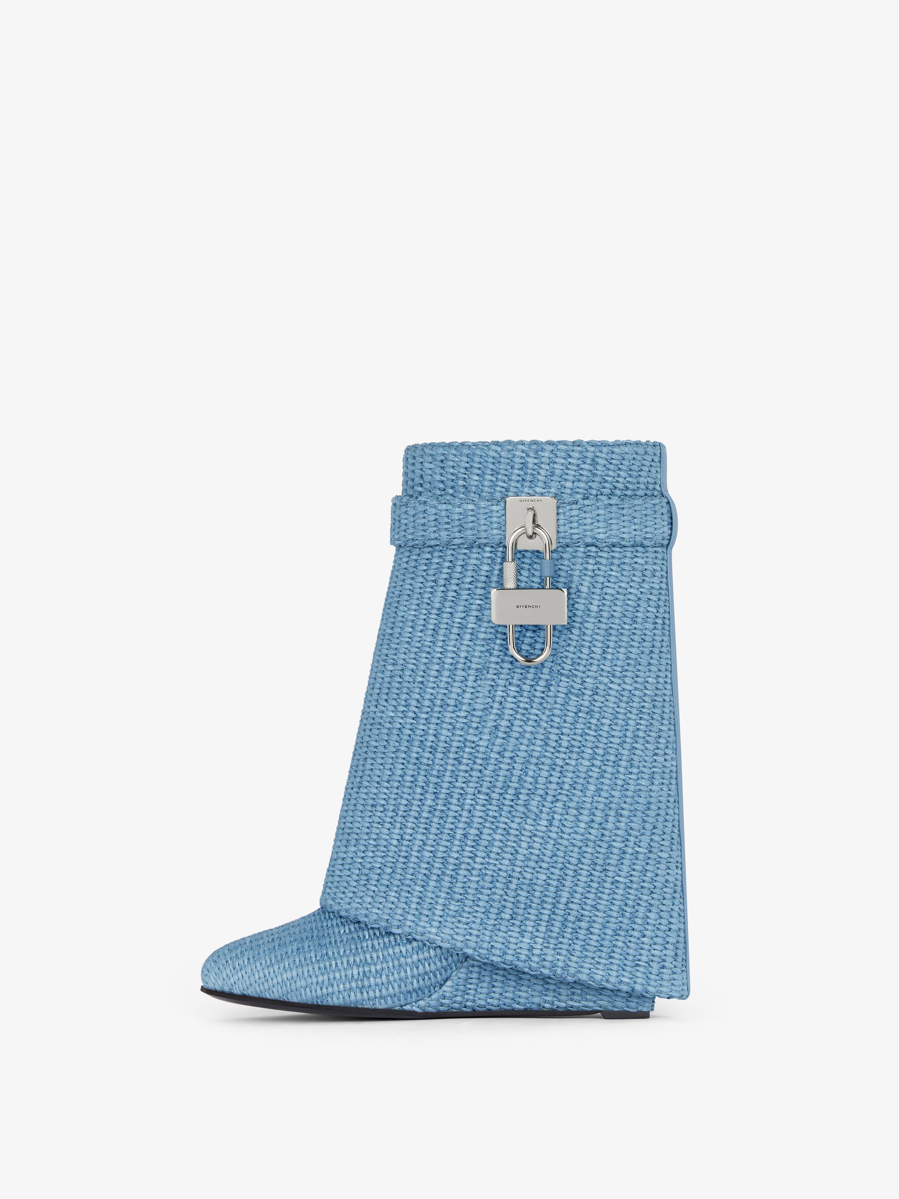 【GIVENCHY】Shark Lock ラフィア アンクル ブーツ Givenchy Shark Lock raffia ankle boots Givenchy
