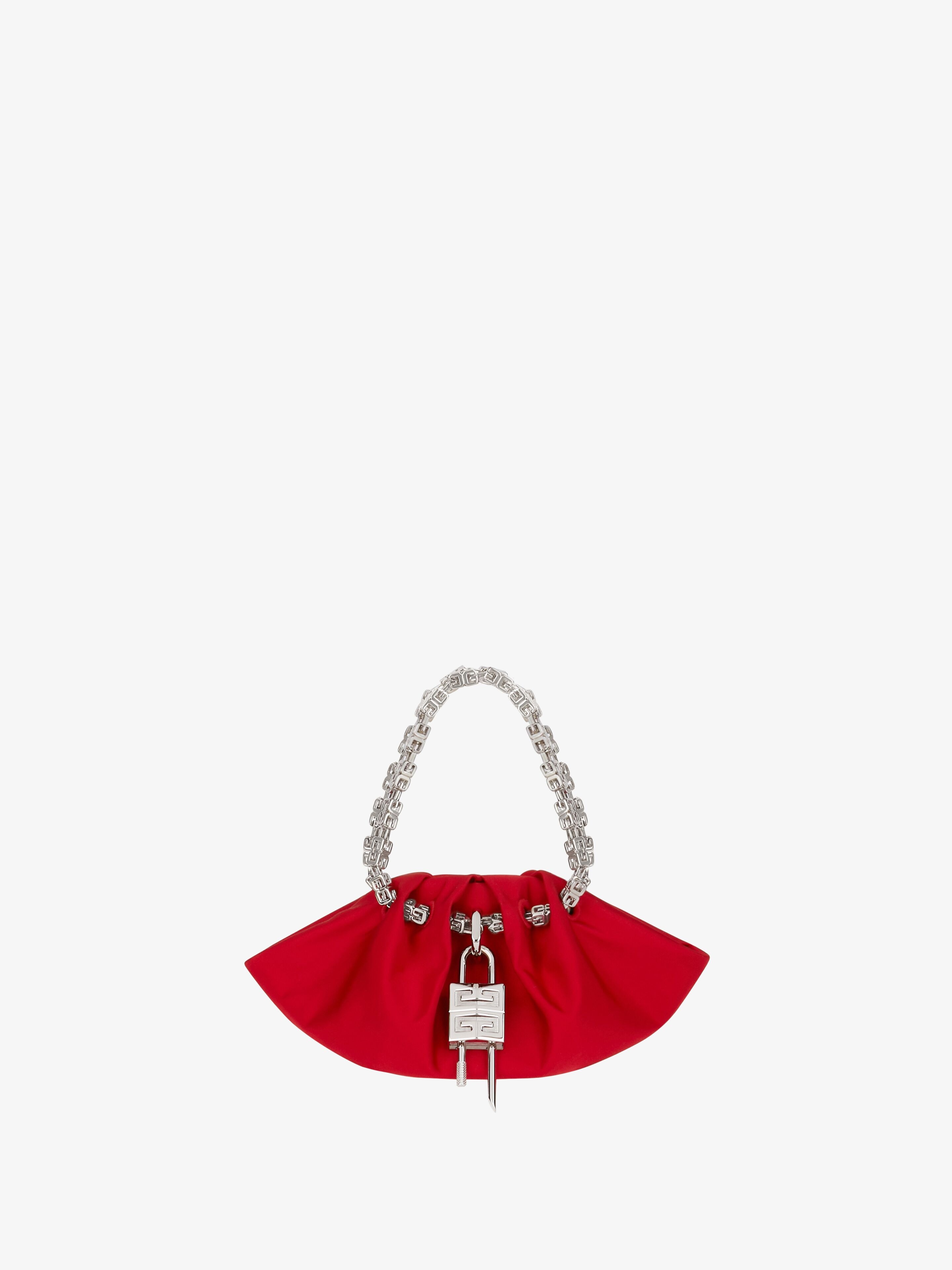Givenchy Sac Kenny Mini En Satin In Red