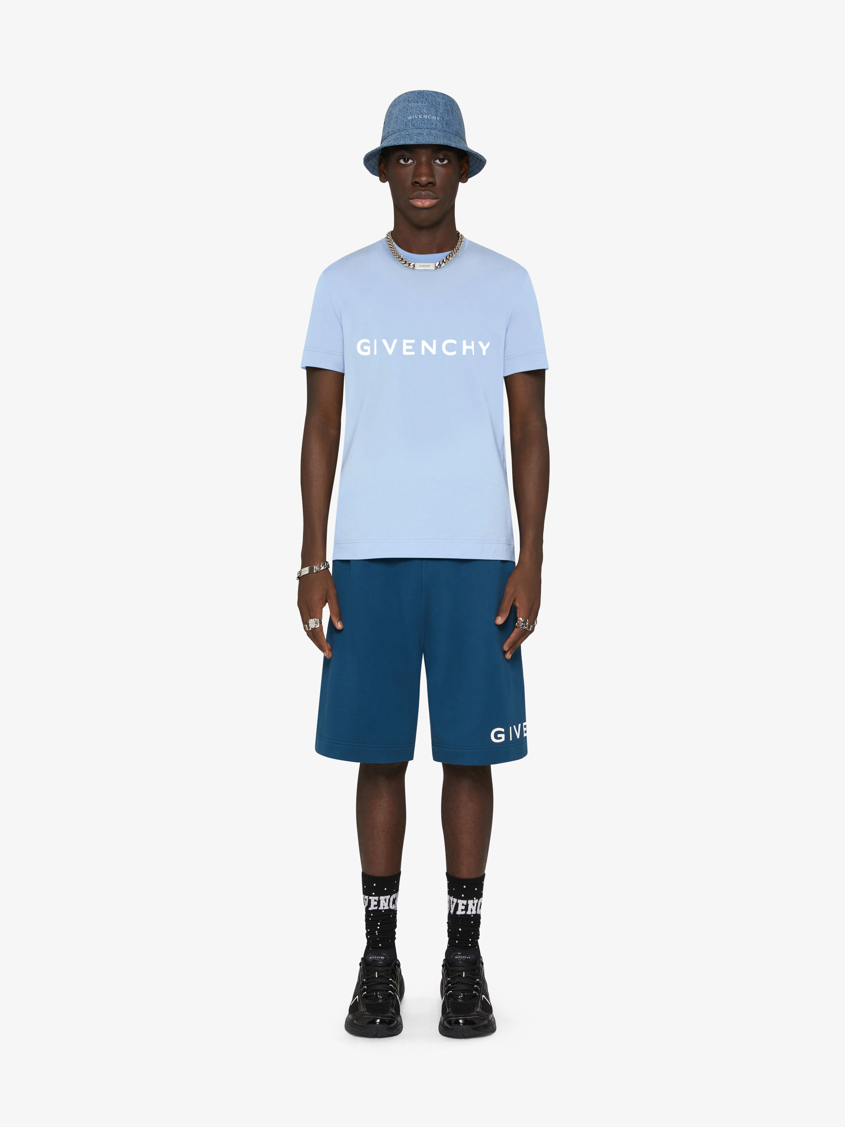 【GIVENCHY】23SS Archetype スリムフィット コットン Tシャツ GIVENCHY】23SS 4G スター スリムフィット コットン Tシャツ